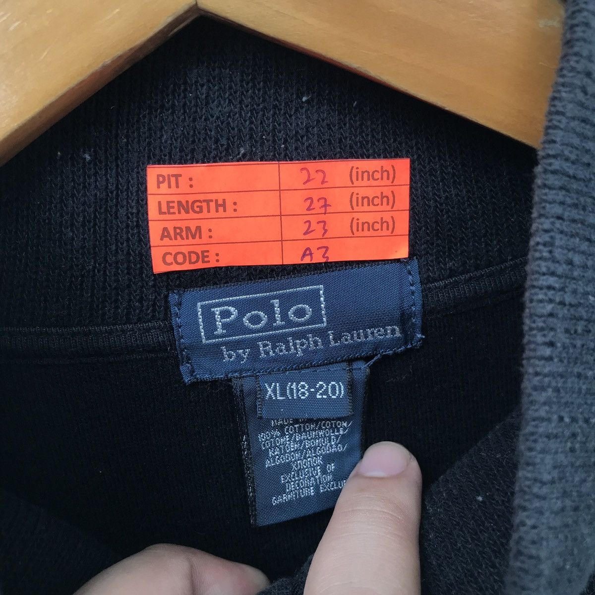 Polo Ralph Lauren × Vintage Vintage Polo Ralph Lauren Sweatshirt Size US L / EU 52-54 / 3 - 4 Thumbnail