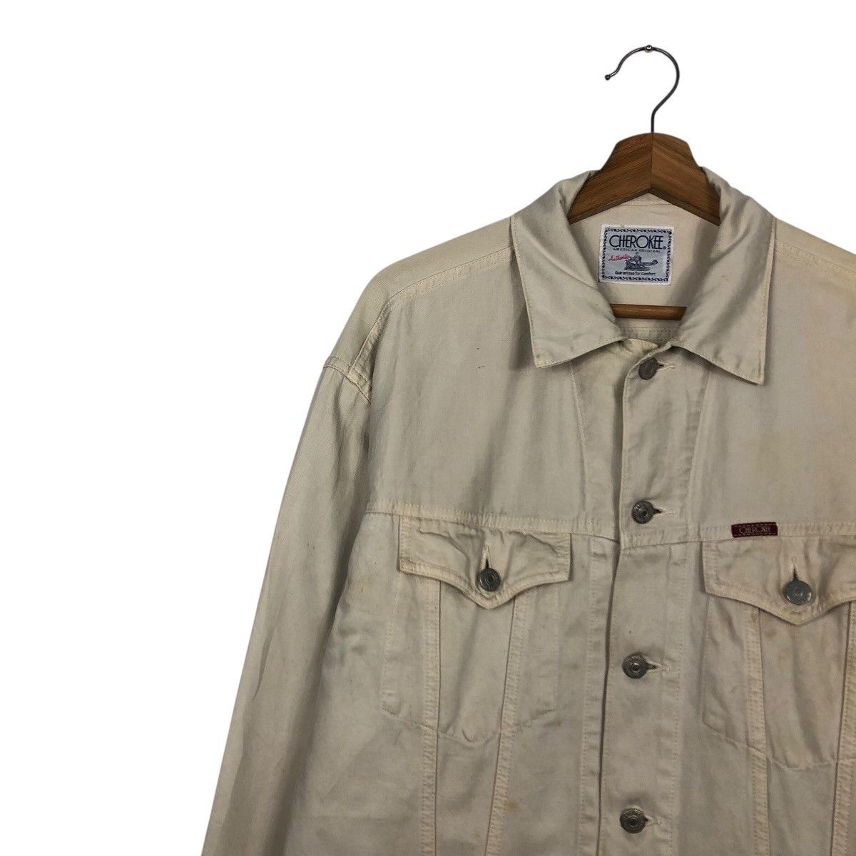 Vintage 📌Vintage Biker Chore Jacket Trucker Cherokee Issey Miyake Size US L / EU 52-54 / 3 - 8 Thumbnail