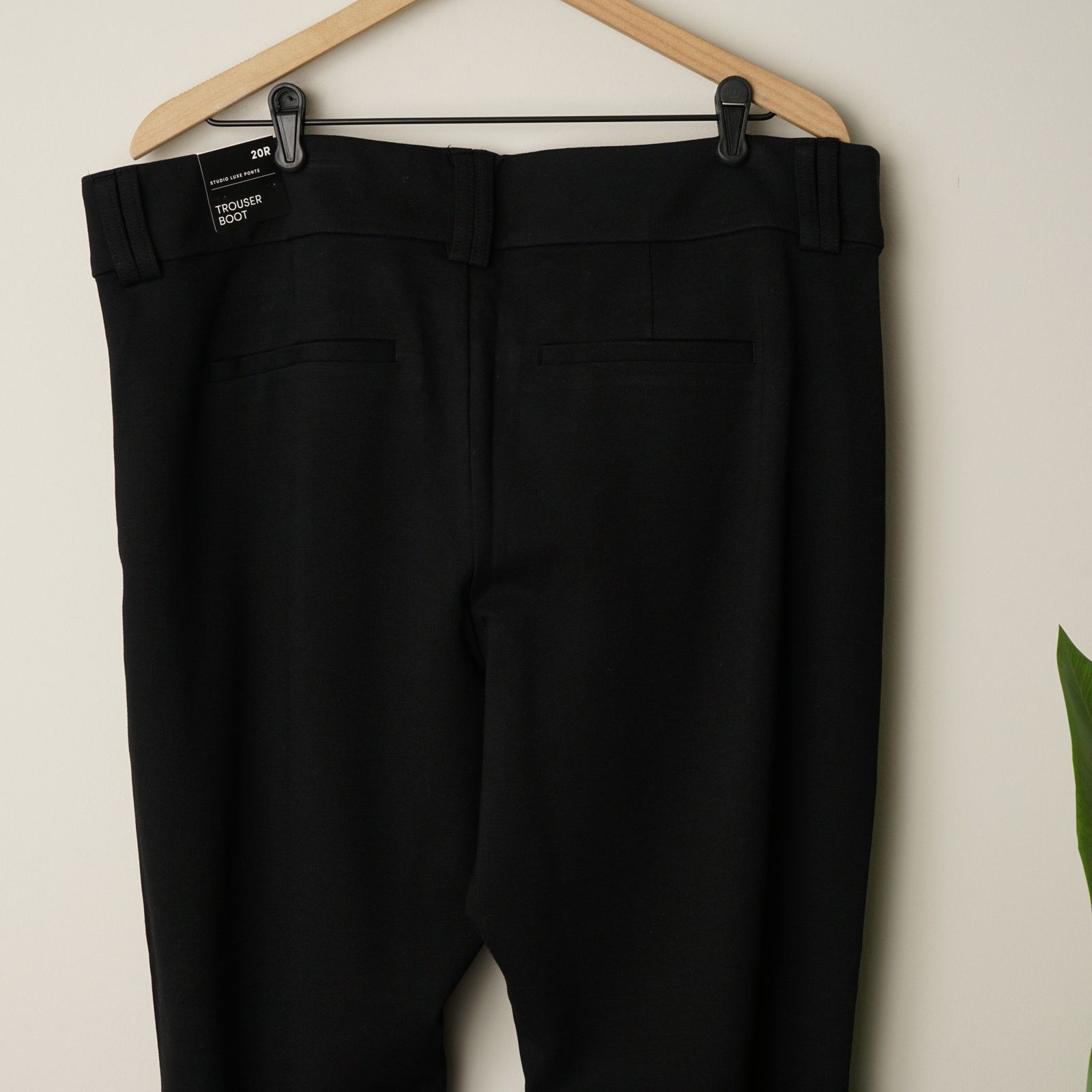 Torrid Torrid Trouser Slim Boot Studio Luxe Ponte Mid-Rise Pant NWT Size 42" / US 20 - 10 Thumbnail