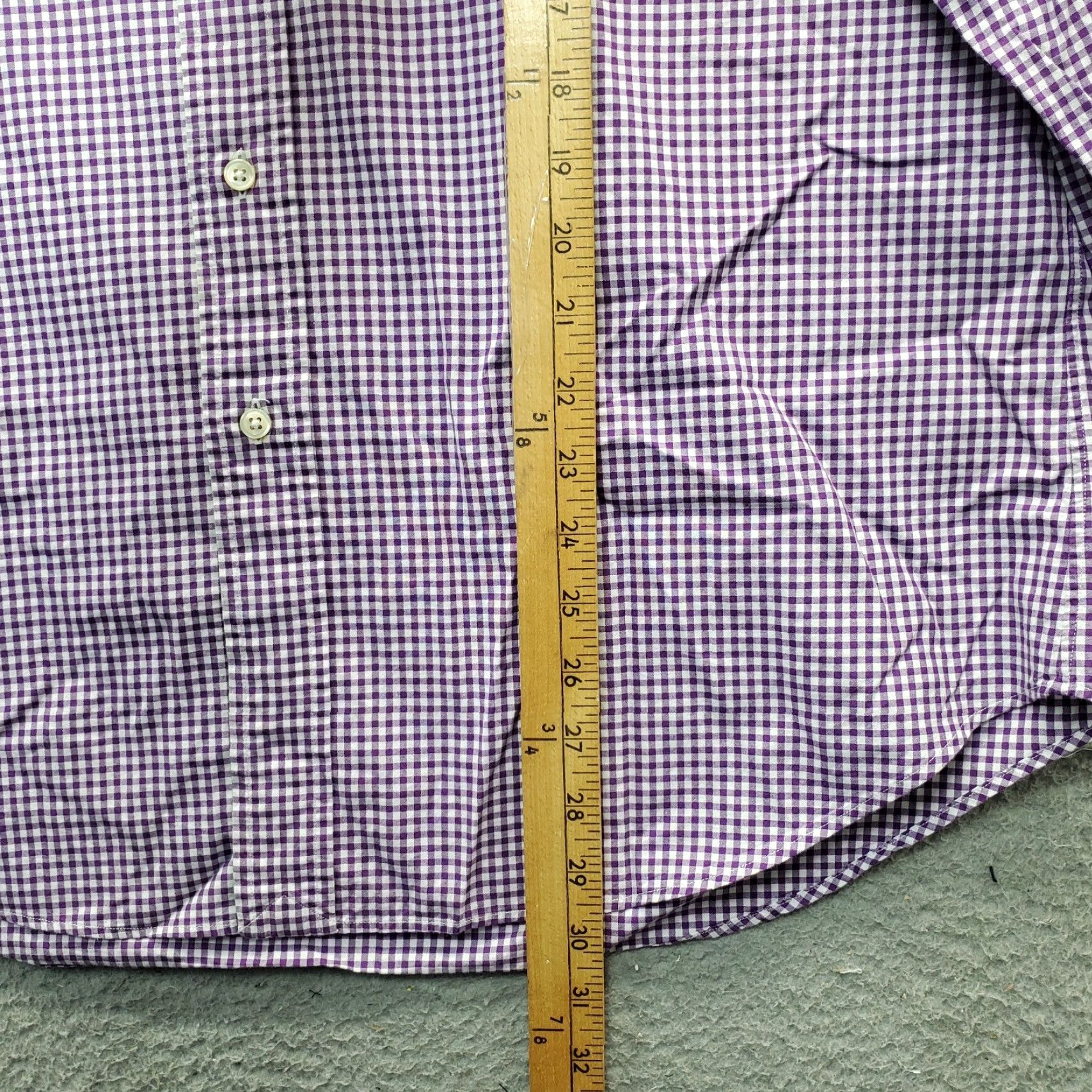 Ralph Lauren Ralph Lauren Dress Shirt Mens 16.5 Multi Gingham Classic Fit Button Up Pony Logo Shirt Mens Size 16.5 Multicolor Gingham Classic Mens Size 46R - 4 Thumbnail