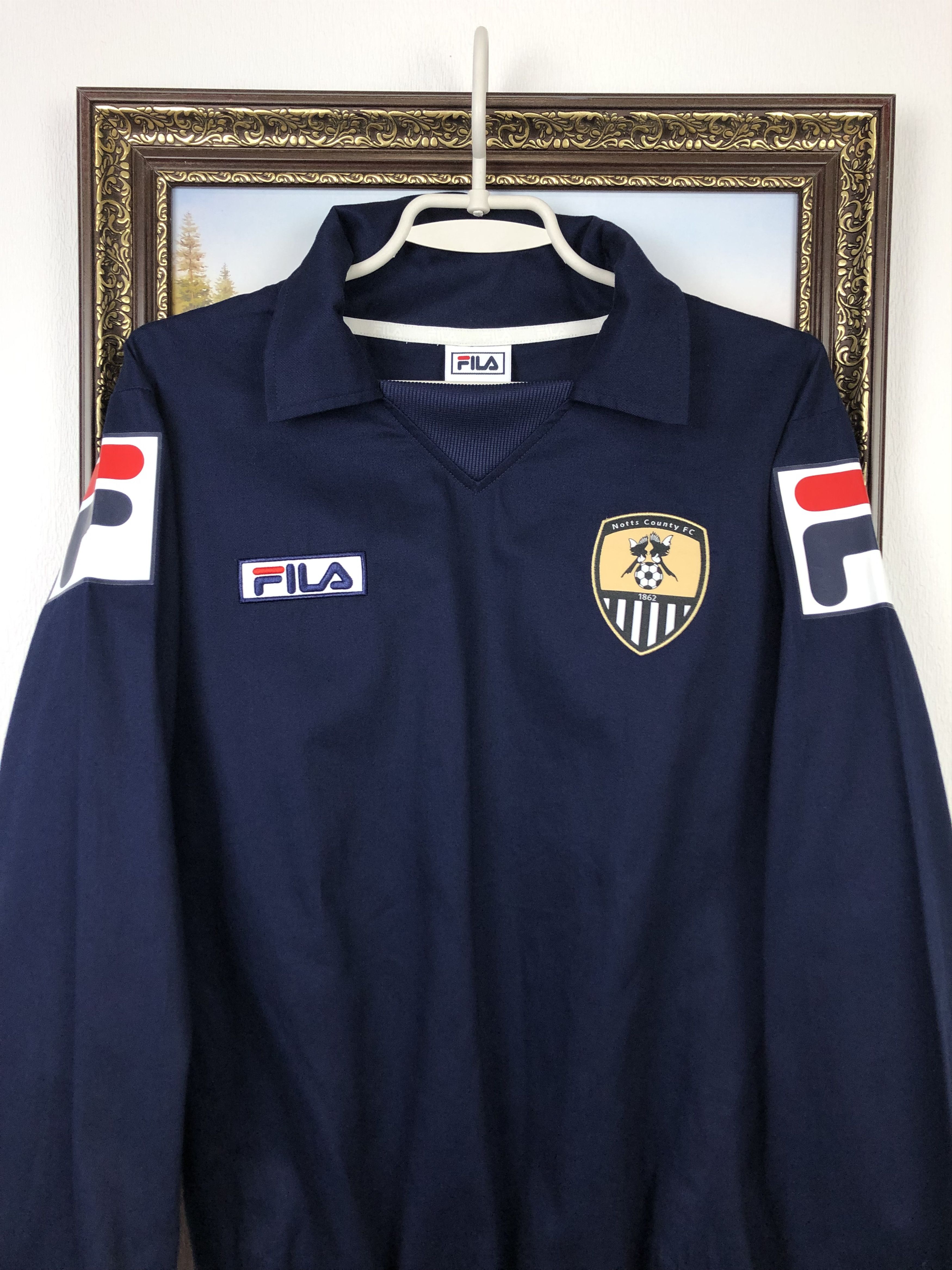 Fila Notts County Football Jacket Fila Soccer Track Top Rare Hype Size US S / EU 44-46 / 1 - 2 Thumbnail