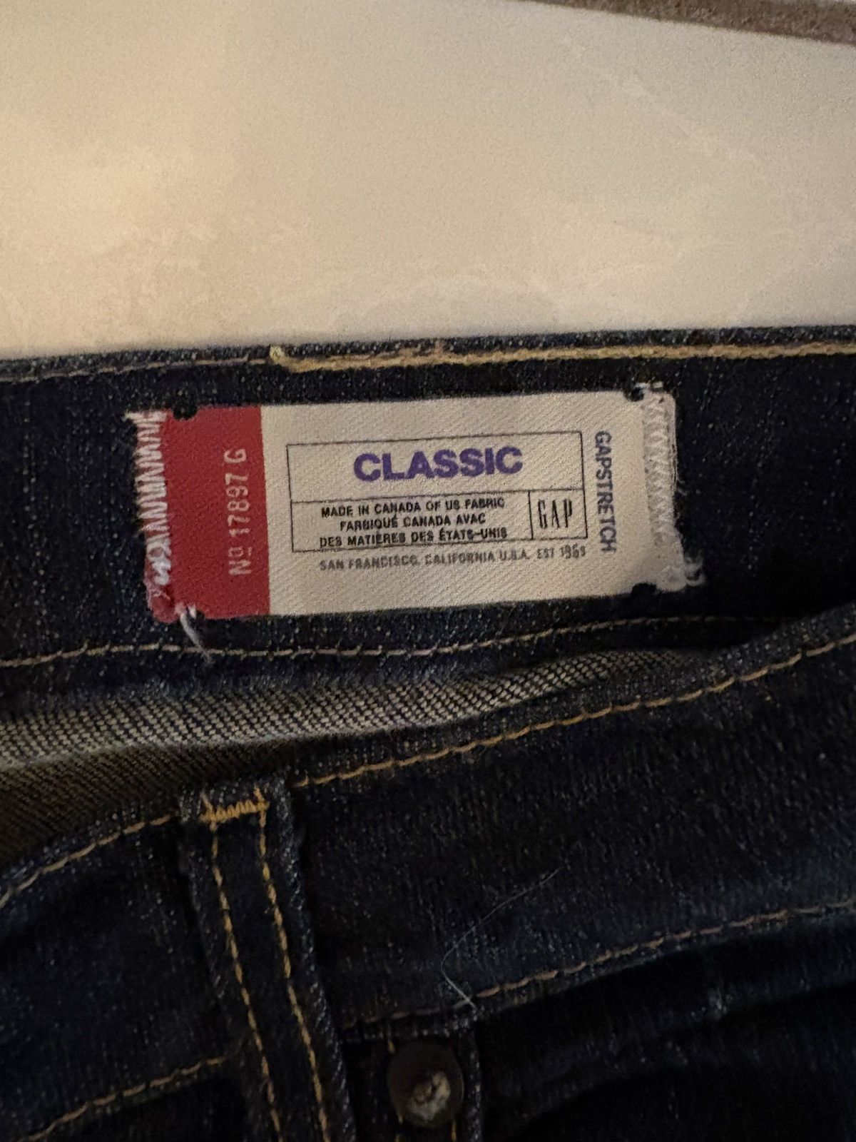 Gap Vintage GAP 1969 classic fit denim Size 32" / US 10 / IT 46 - 4 Thumbnail