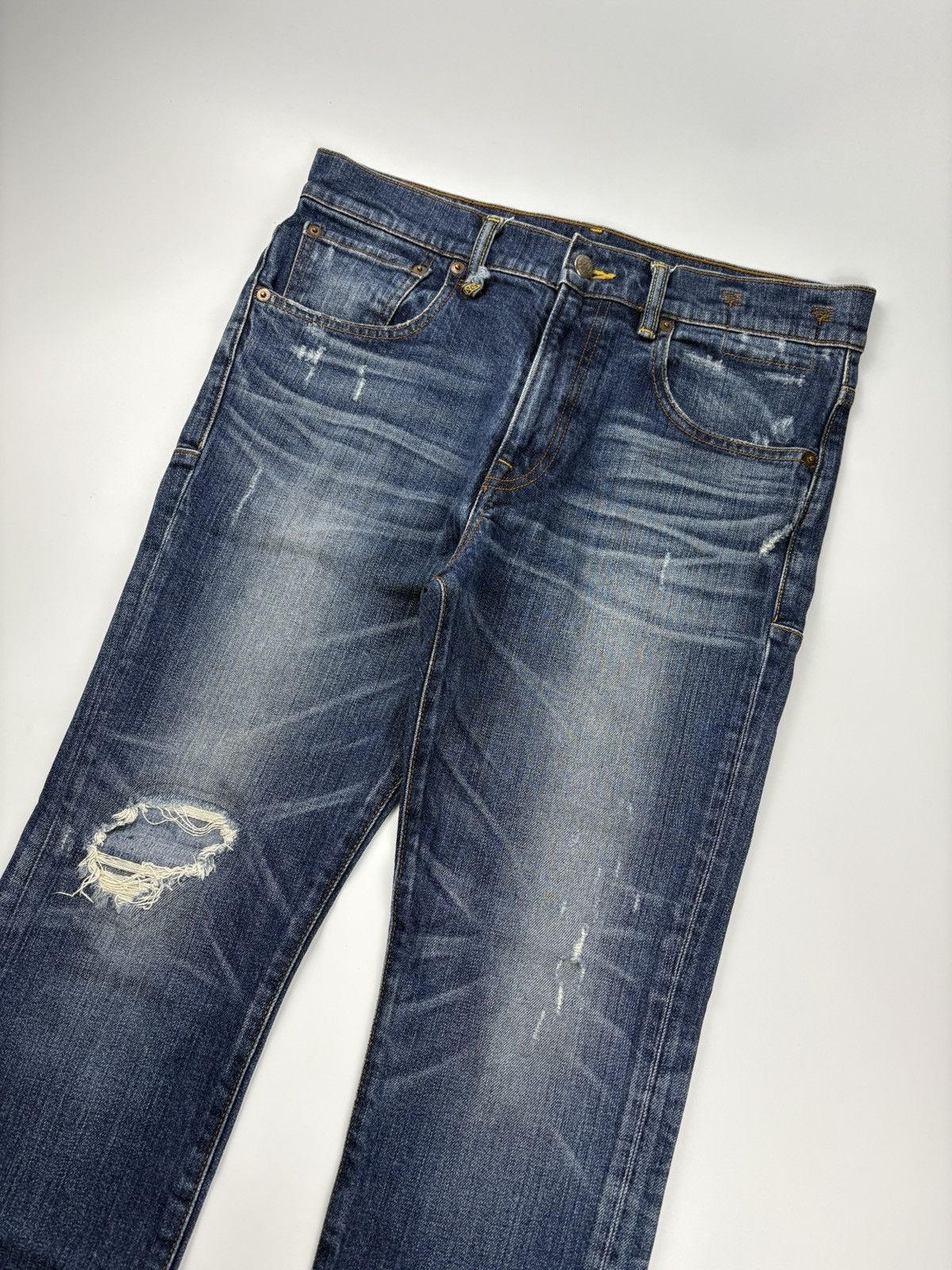 R13 R13 Tattered Skate Jeans Size US 32 / EU 48 - 3 Thumbnail