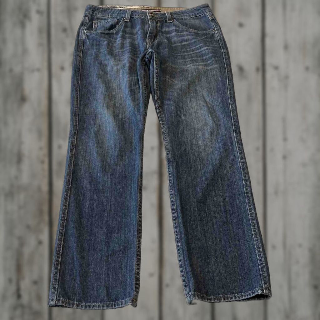 Vintage Sherman Morgan Jeans Men’s 34 Blue 5 Pocket Medium Wash Mexico Denim Regular Straight 34 in Blue Mens Regular Jeans Size US 34 / EU 50 - 1 Thumbnail