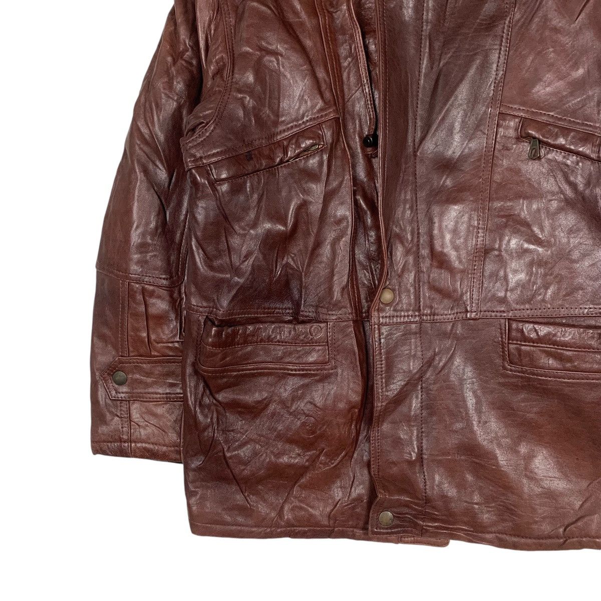 Japanese Brand Vintage Carpell Leather Jacket Made In Italy Size US M / EU 48-50 / 2 - 3 Thumbnail