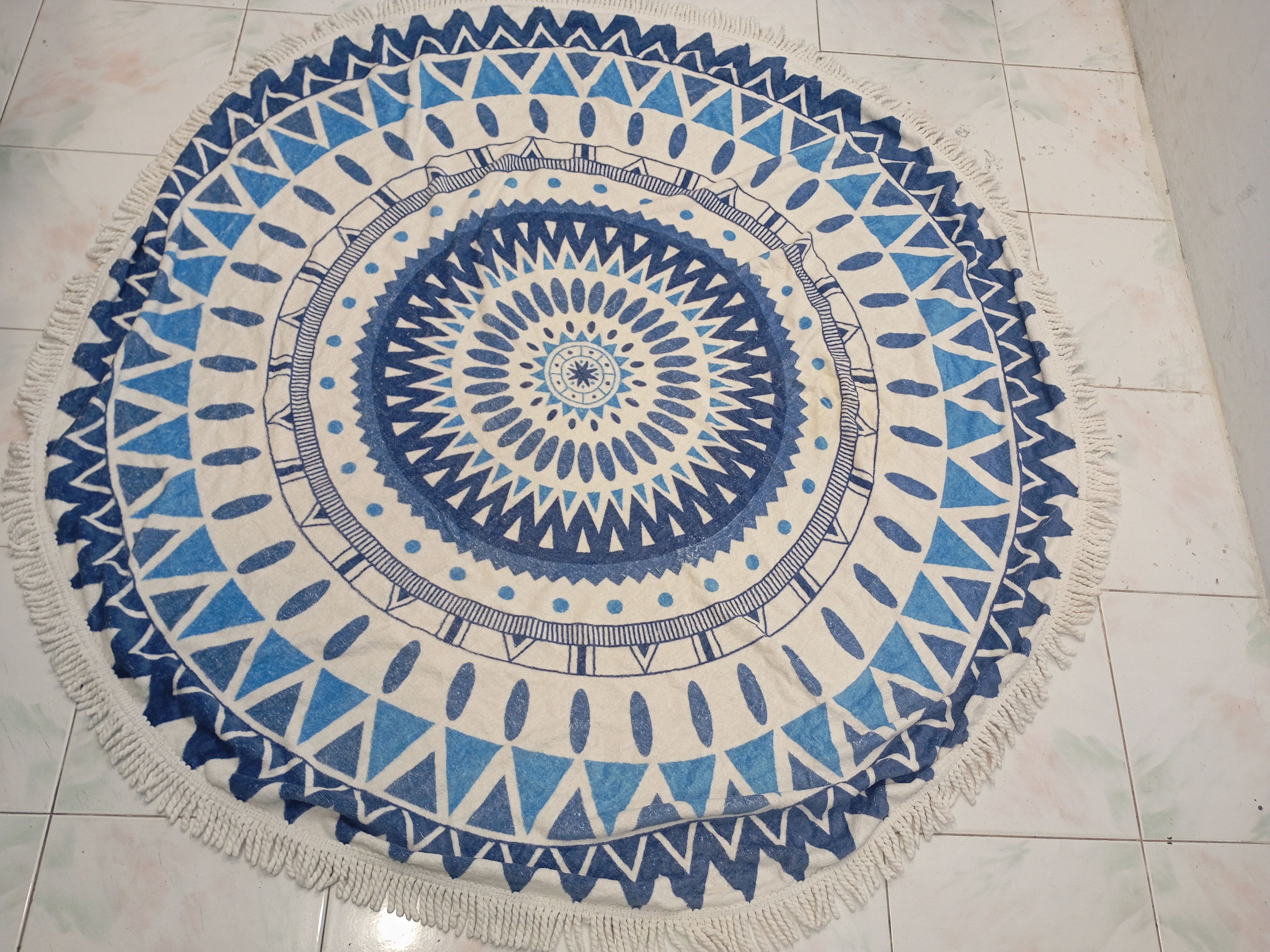 Native Native Navajo round tablecloth home decor round beach towel Size ONE SIZE - 6 Thumbnail
