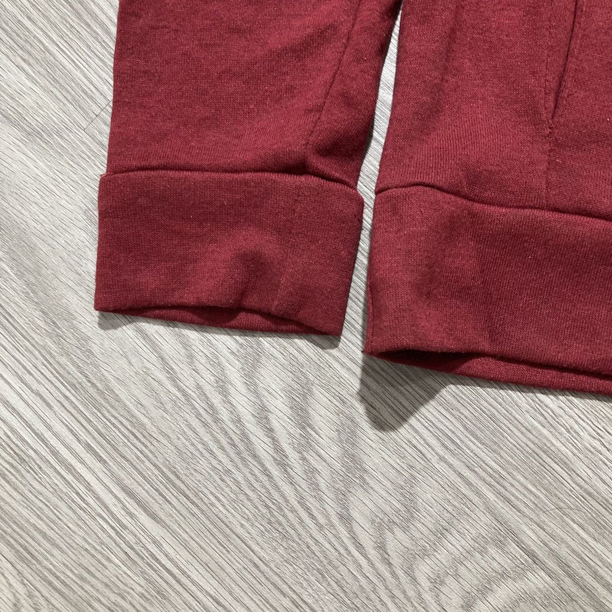 Japanese Brand 2000s Sematic Design Duffle Ziphoodie Fur Red Maroon Lgb Size US M / EU 48-50 / 2 - 8 Thumbnail