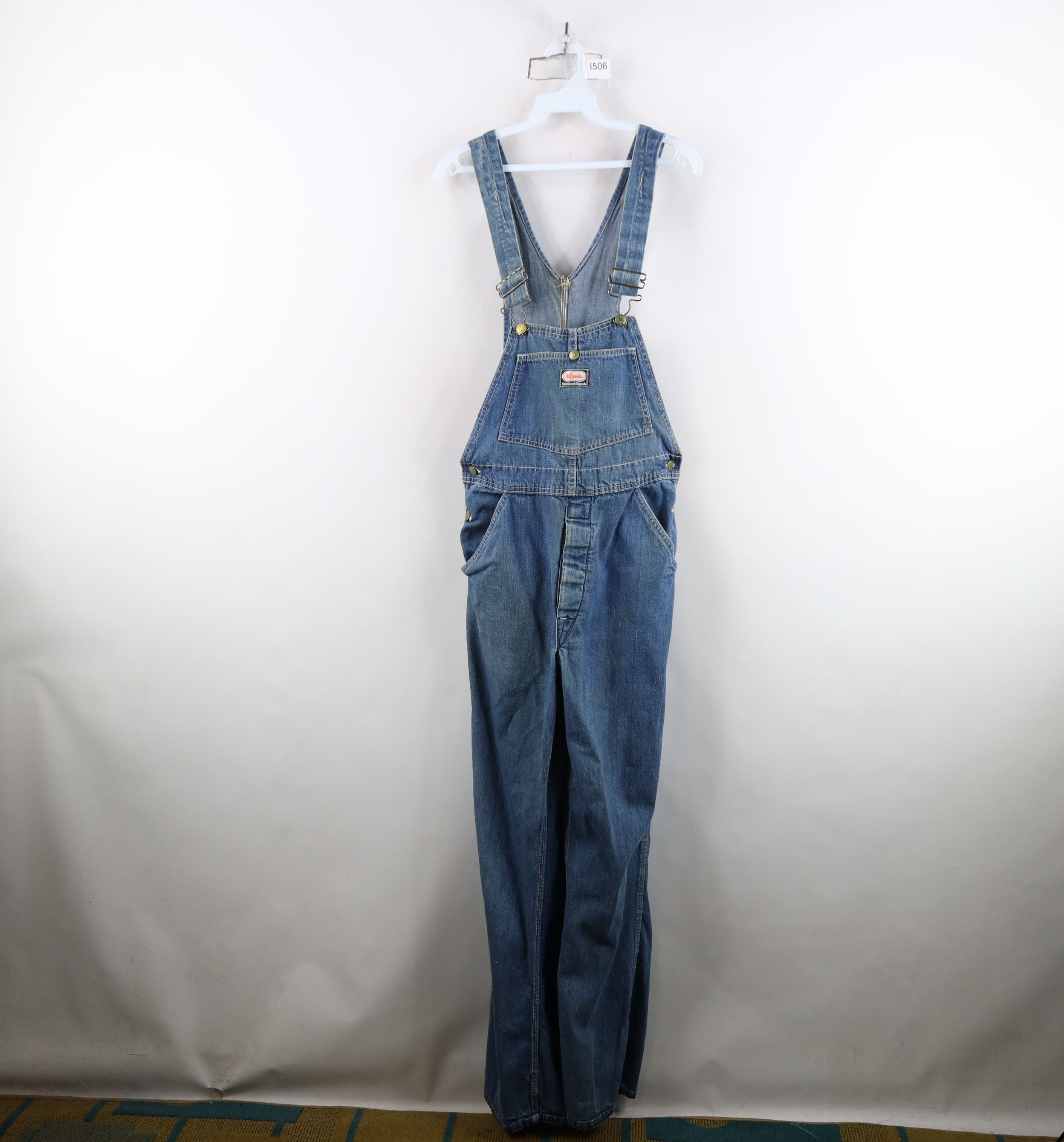 Oshkosh Vintage 60s OshKosh B'Gosh Vestbak Union Made Denim Overalls Size US 30 / EU 46 - 1 Thumbnail