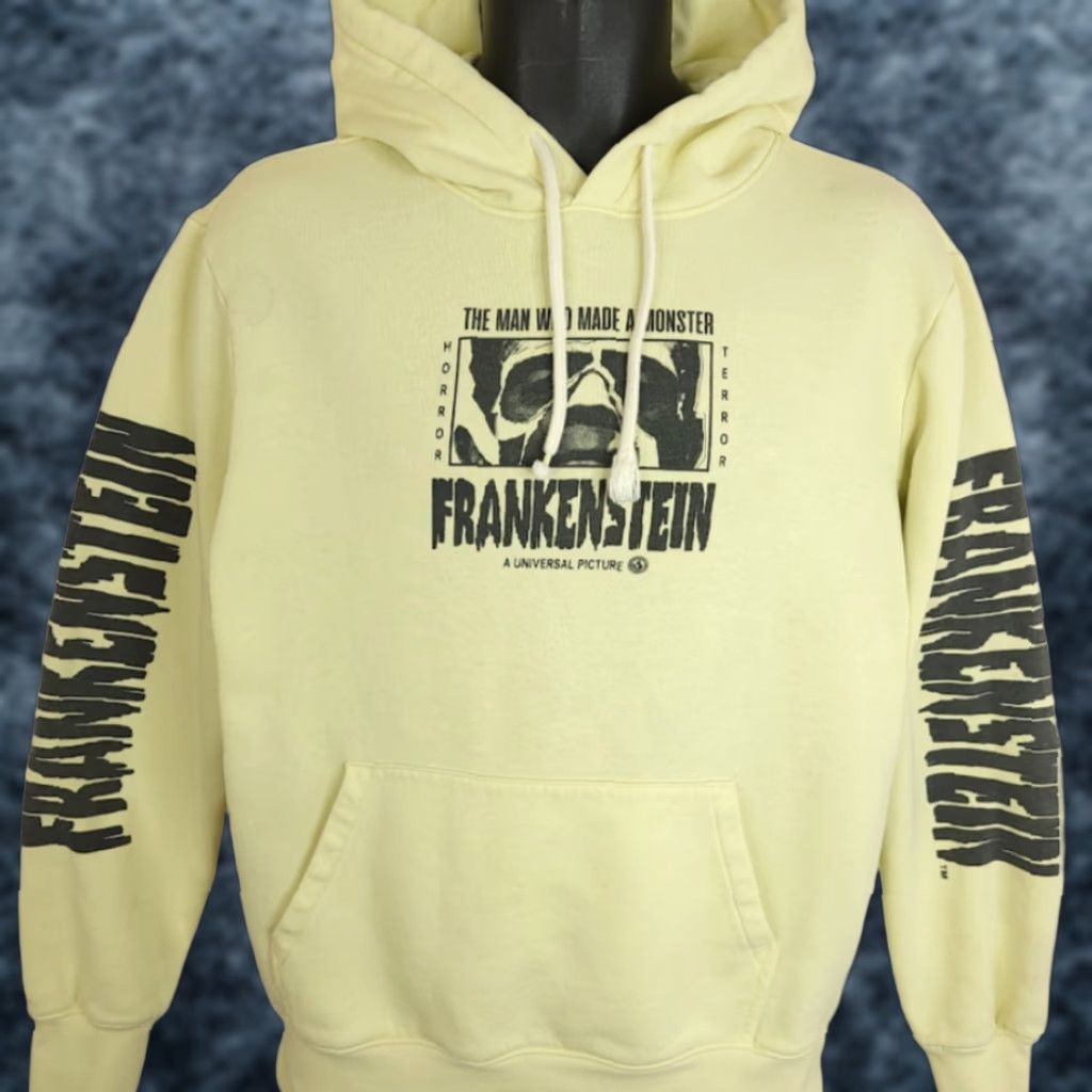 H&M Frankenstein Universal Monsters Sweatshirt Hoodie Mens Size Small Lime Green H&M Divided OOP Size US S / EU 44-46 / 1 - 1 Thumbnail