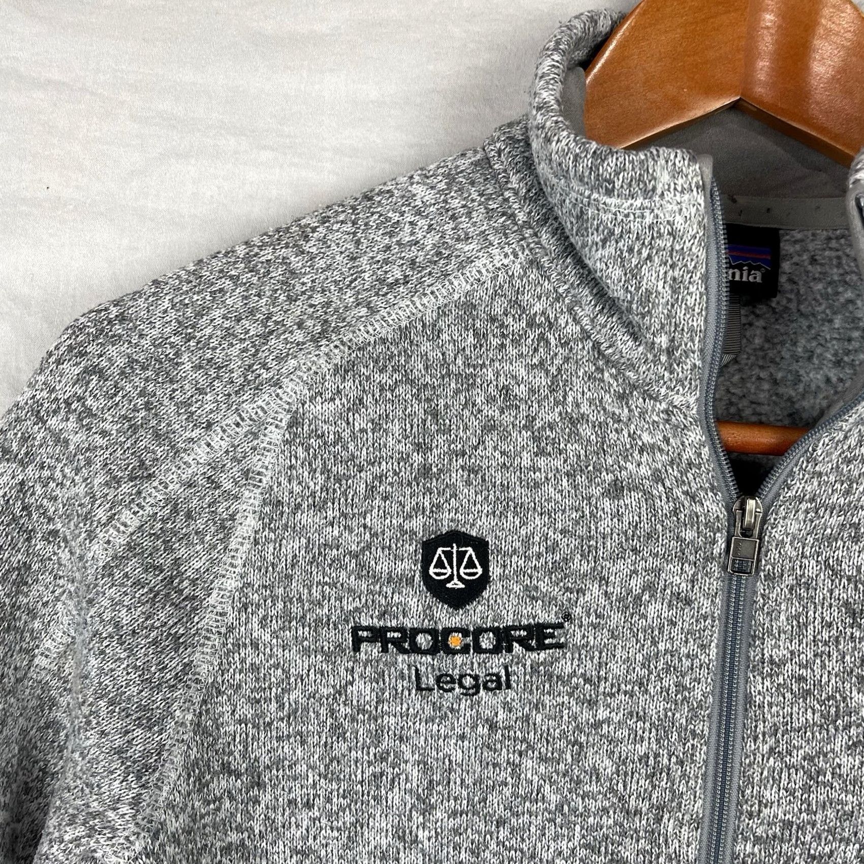 Patagonia Patagonia Sweater Women Small Full Zip Fleece Jacket Gray Embroidered Logo Outdoor Logo Size S / US 4 / IT 40 - 3 Thumbnail