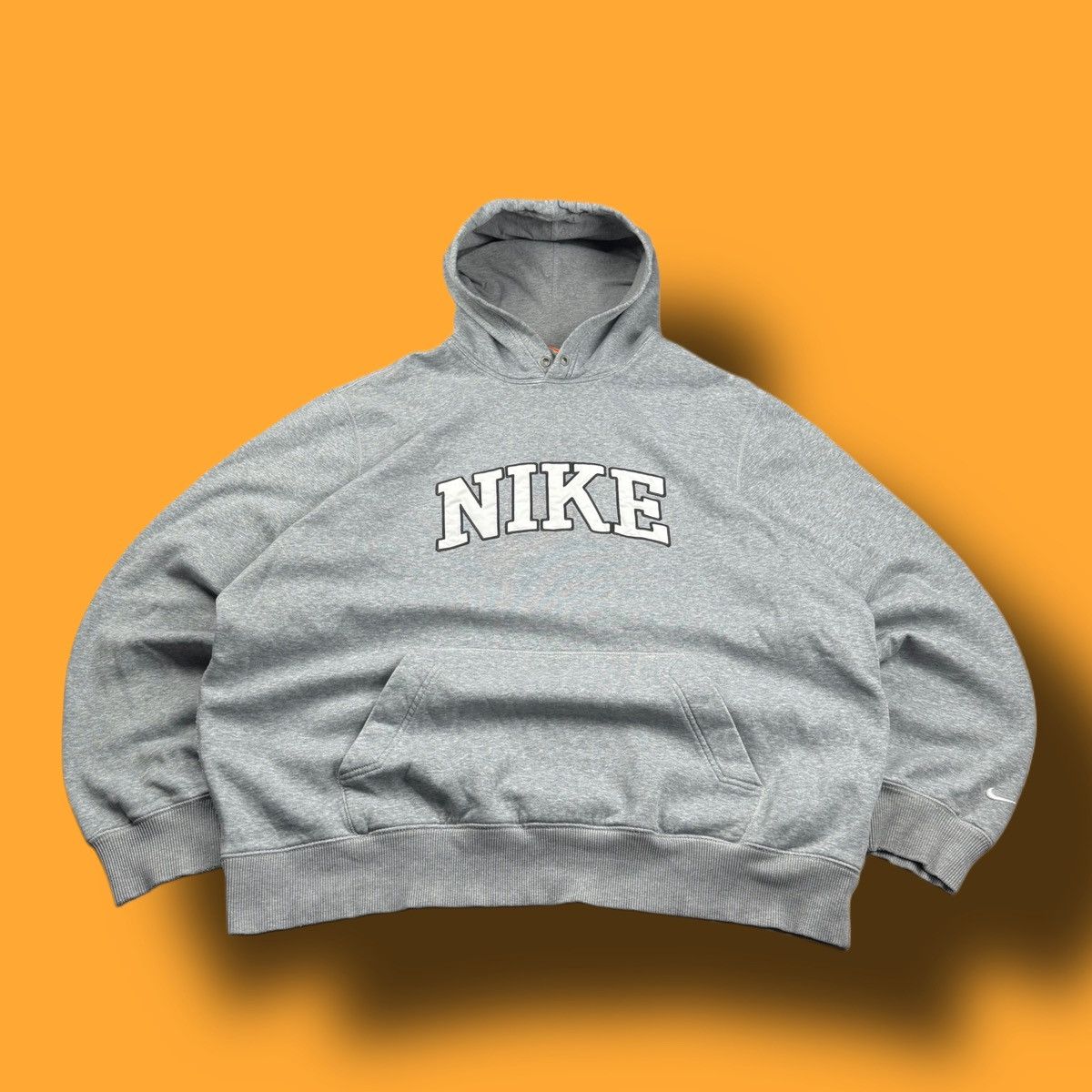 Nike × Vintage NIKE VINTAGE CENTER LOGO OVERSIZE BOXY HOODIE Size US XL / EU 56 / 4 - 1 Thumbnail