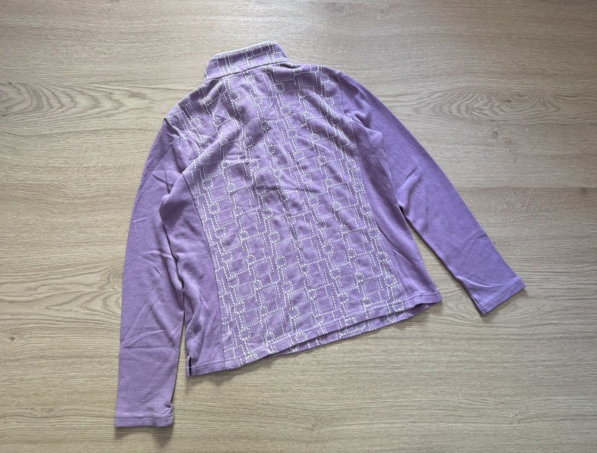 Vintage Vintage 90s Lanvin Sport y2k Japanese Purple Zip Long Sleeve Size M / US 6-8 / IT 42-44 - 3 Thumbnail