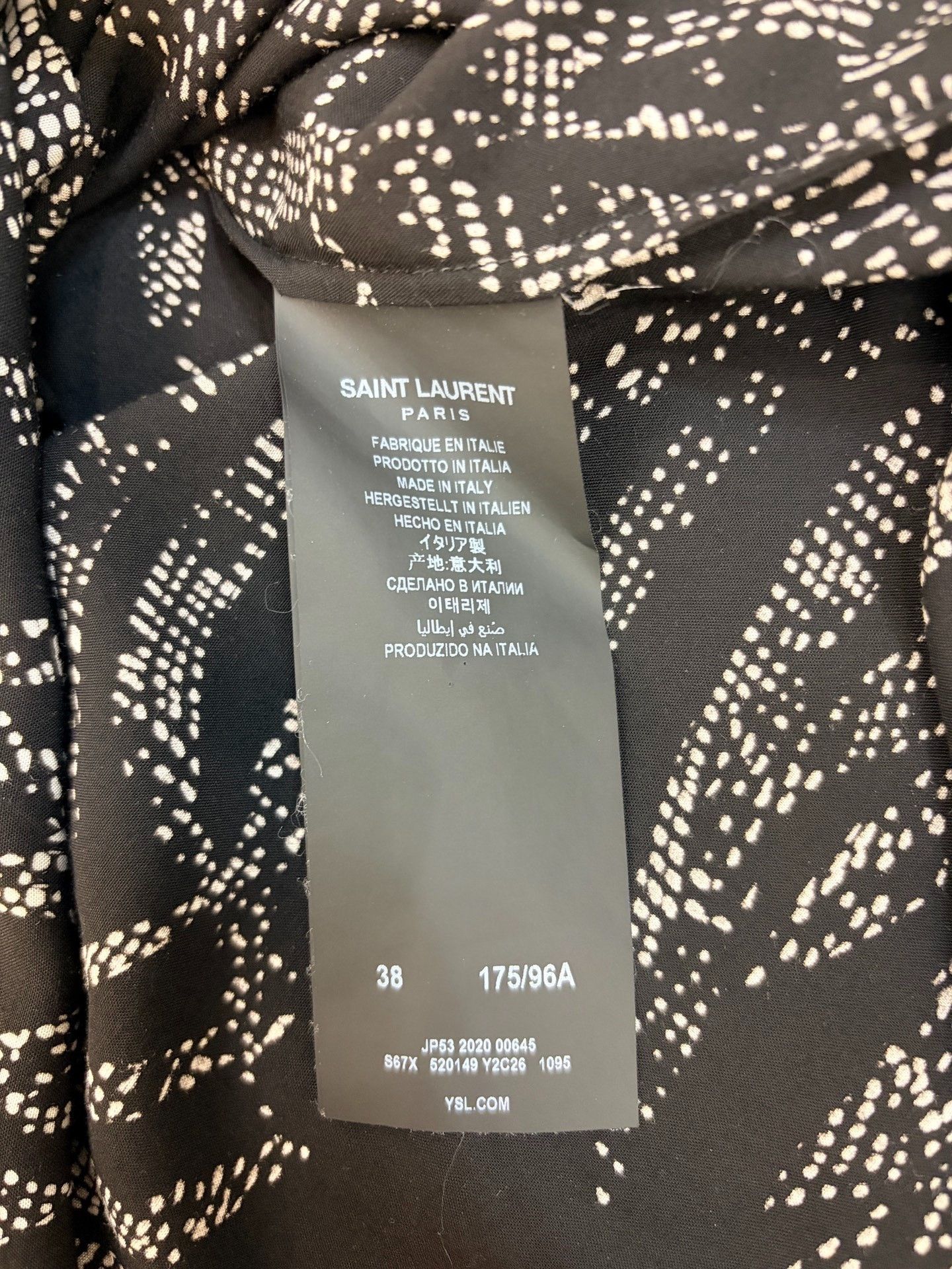 Saint Laurent Paris Saint Laurent SLP 20SS Palm Tree Silk Shirt Size US M / EU 48-50 / 2 - 4 Thumbnail