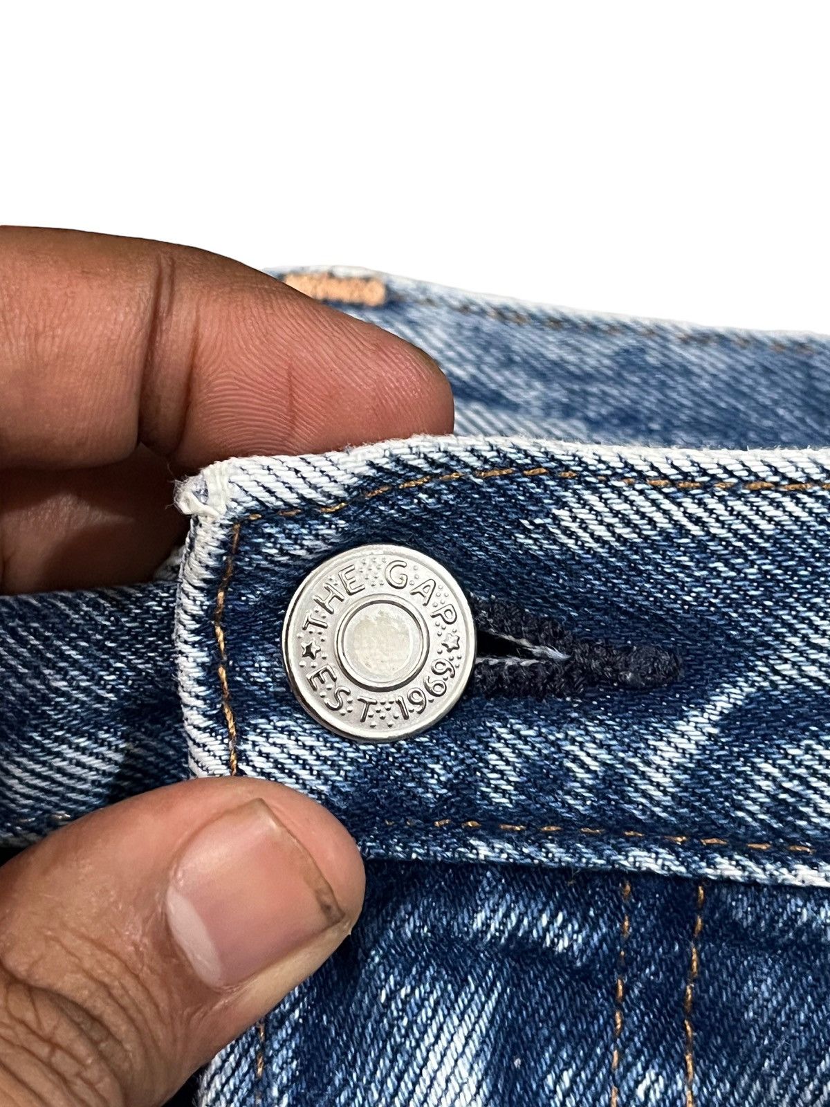 Gap Vintage GAP Bootcut Distressed Denim Size US 33 - 4 Thumbnail