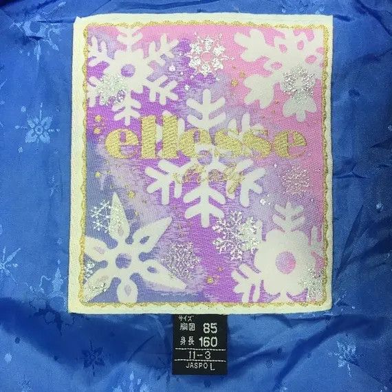 Ellesse Vtg 90' ELLESSE PERUGIA ITALY AOP Ski Winter Jacket Coat Size L / US 10 / IT 46 - 6 Thumbnail
