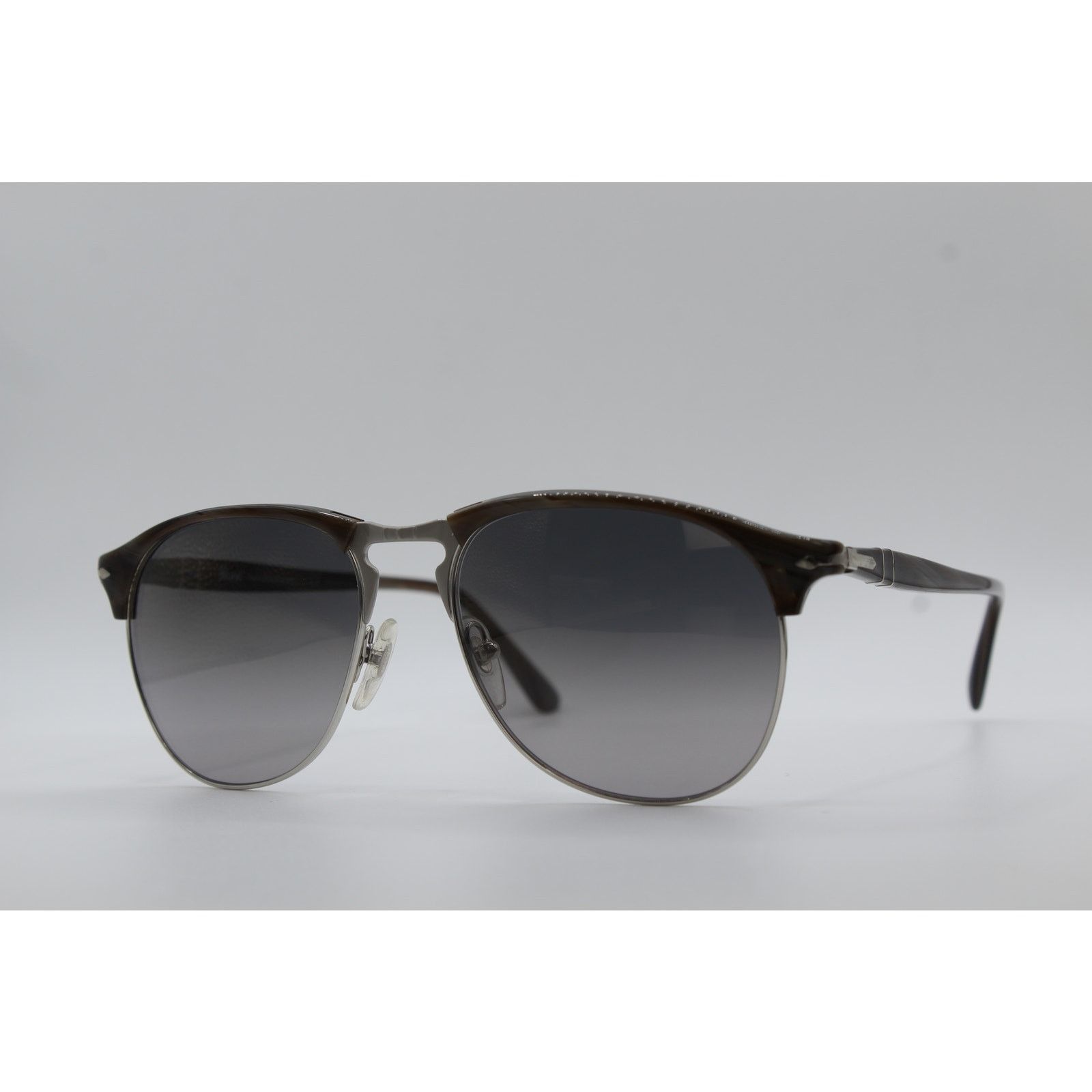 Persol Persol 8649-S 1045/M3 Aviator Sunglasses Brown Size ONE SIZE - 1 Thumbnail
