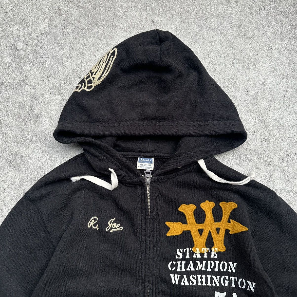 Sugar Cane × Toyo Enterprises × Vintage 90s Vintage Chestwick by Sugar Cane Embroidery Hoodie Size US M / EU 48-50 / 2 - 2 Thumbnail