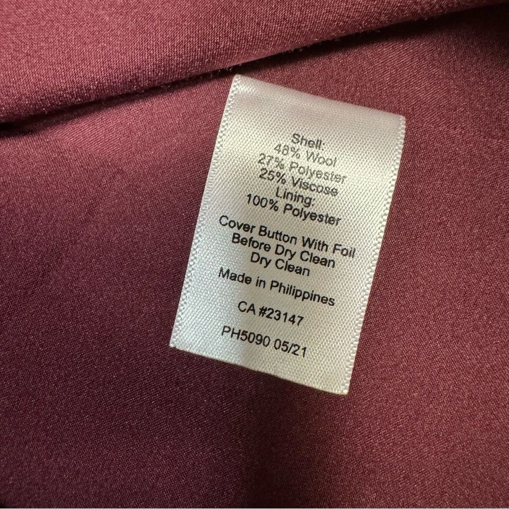 Talbots New Talbots Plaid Wool Blend Front Button Closure Skirt Siz Size 38" / US 16 / IT 52 - 7 Thumbnail