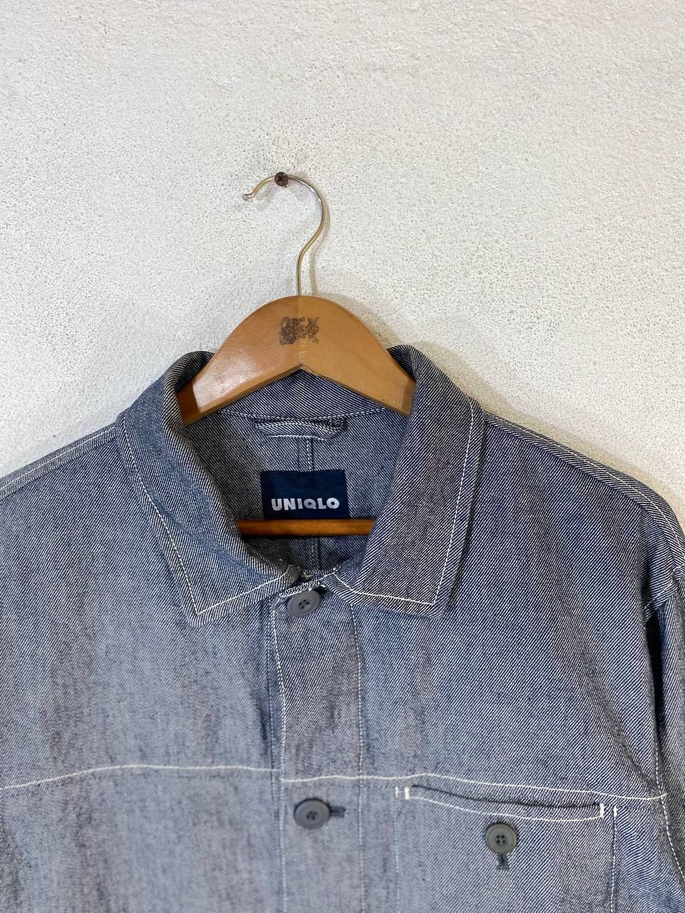 Uniqlo vintage uniqlo japanese brand denim jacket nice design Size US M / EU 48-50 / 2 - 2 Thumbnail