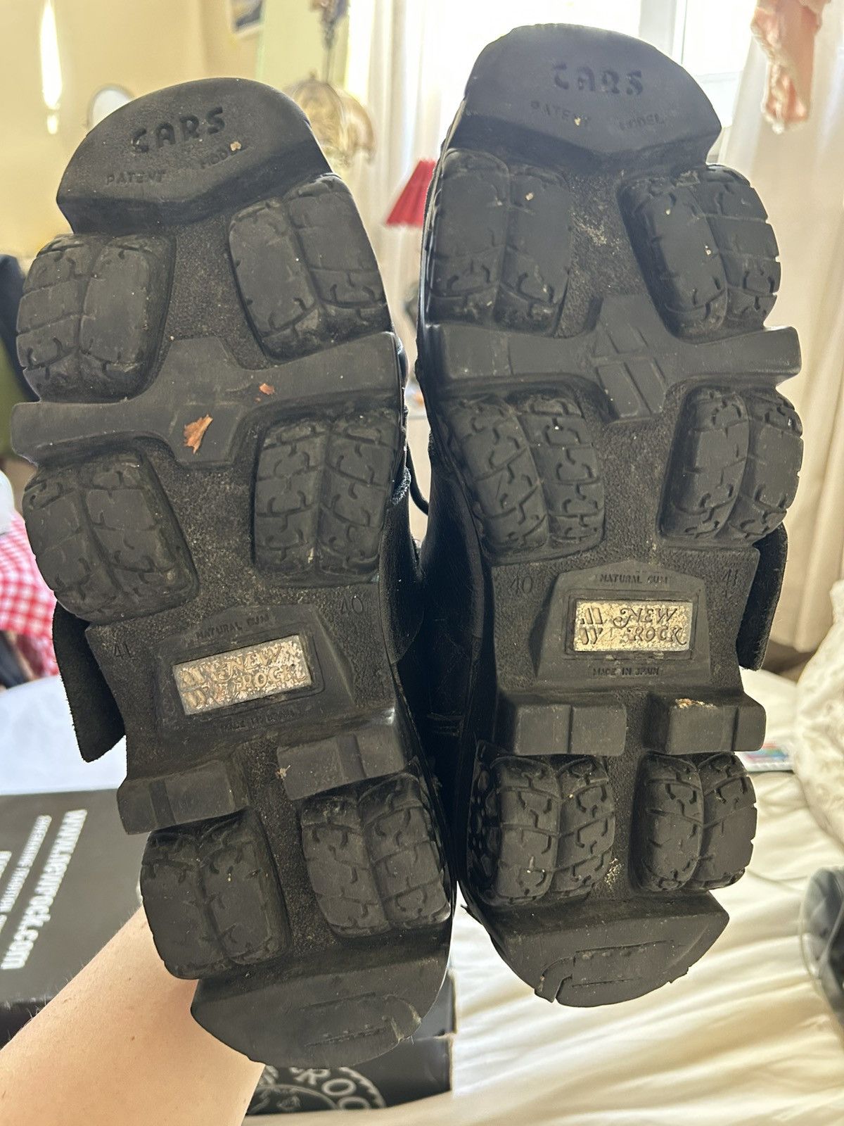 New Rock rare deadstock New Rocks with metal buckle and tire soles Size US 7 / EU 40 - 8 Thumbnail