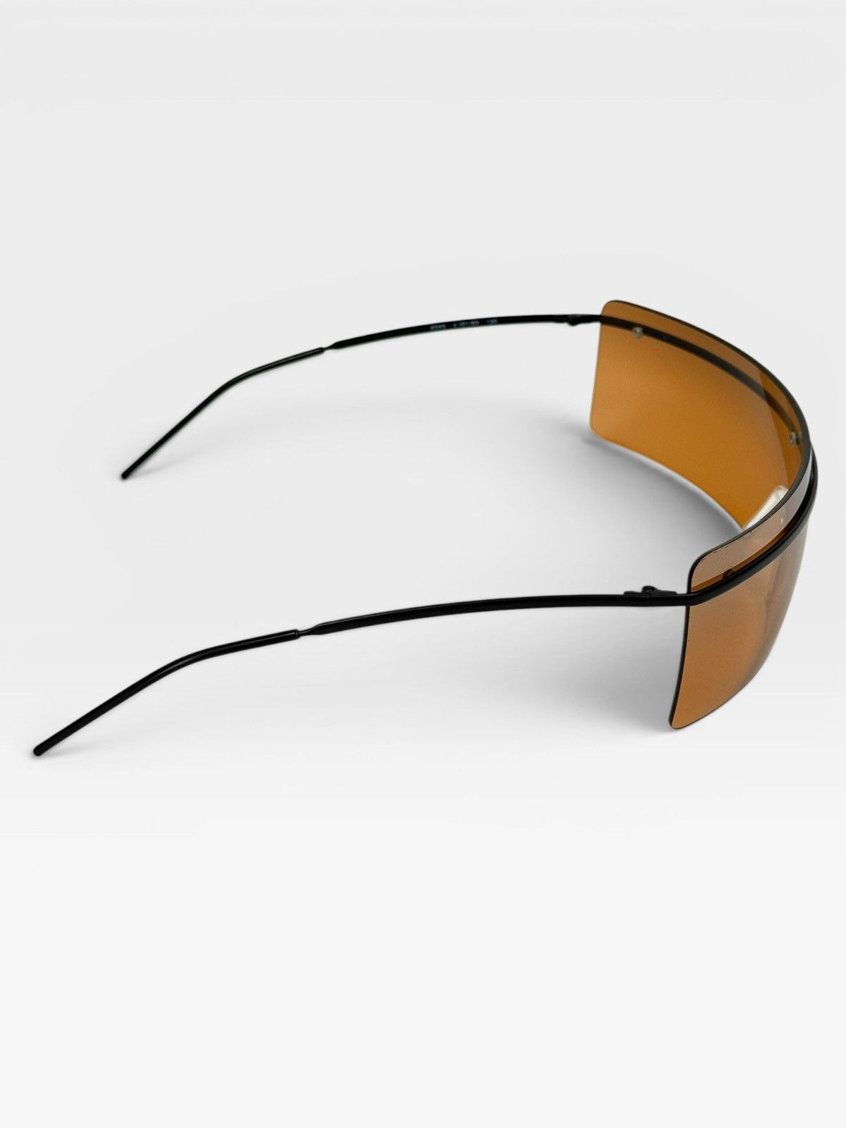 Chanel Y2K CHANEL MONOLENS ORANGE SUNGLASSES Size ONE SIZE - 3 Thumbnail
