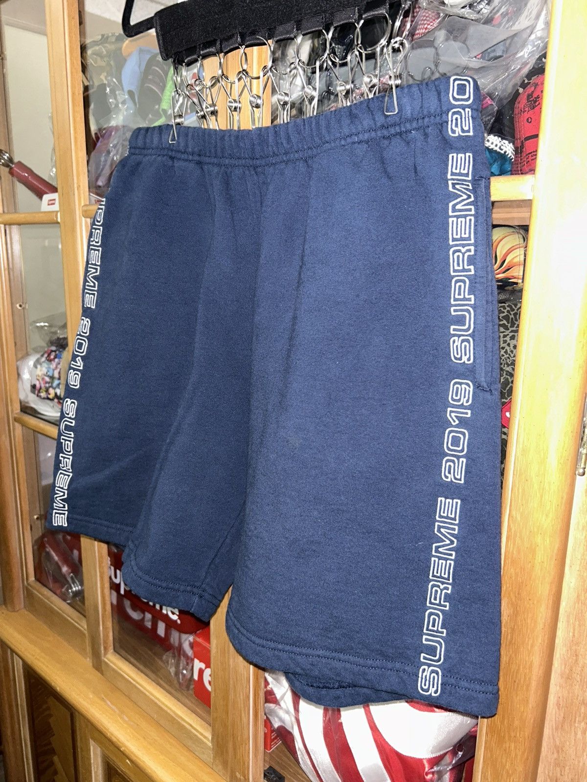 Supreme Supreme Topline Sweatshorts SS19 size Medium Size US 34 / EU 50 - 2 Thumbnail