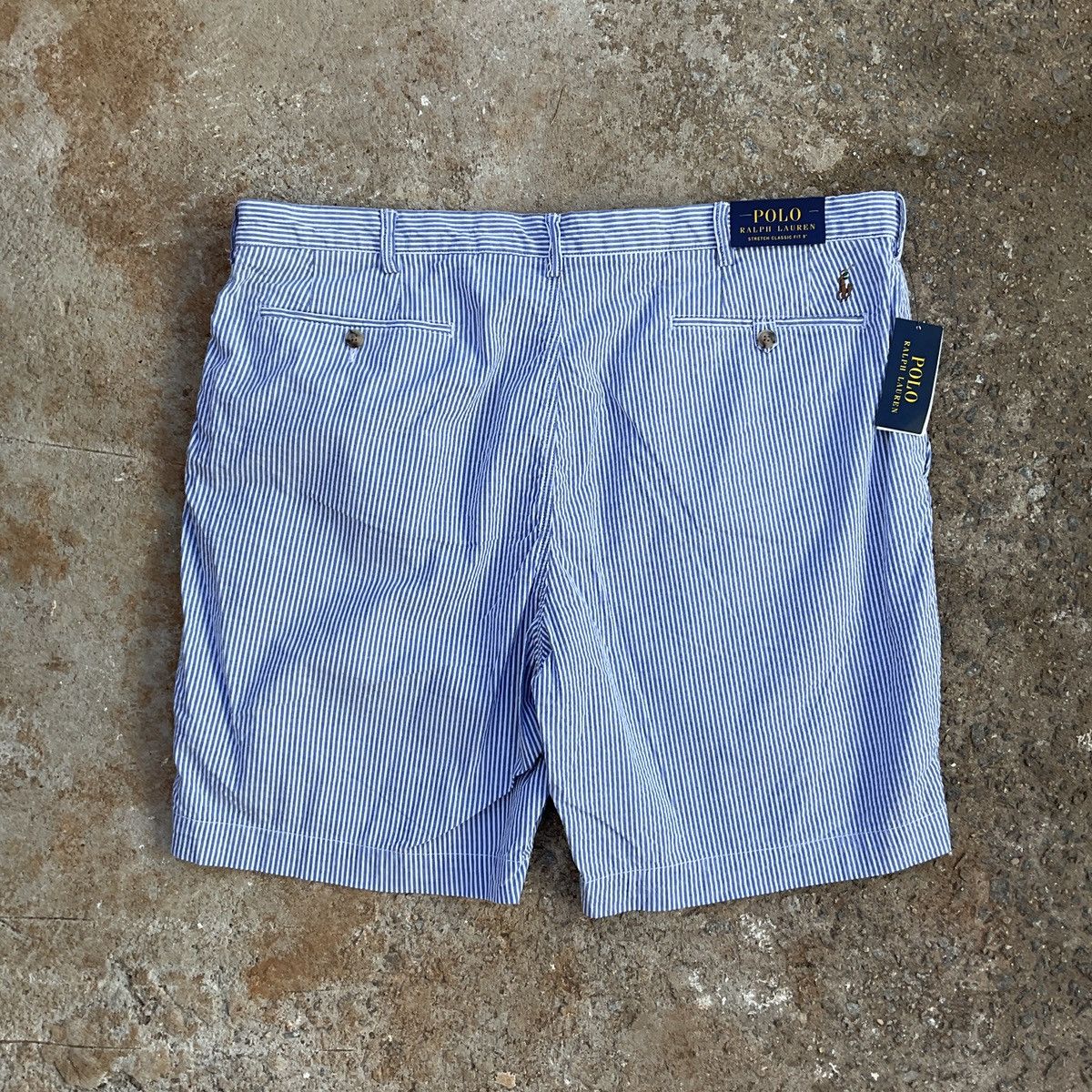 Polo Ralph Lauren Brand New Polo Ralph Lauren 9 Seersucker Golf Shorts Size US 42 / EU 58 - 4 Thumbnail