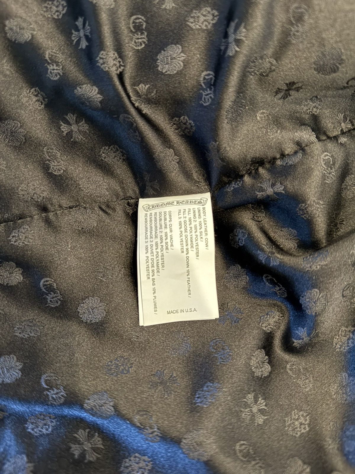 Chrome Hearts Chrome Hearts Snow Camo Leather Puffer Jacket Size US XXL / EU 58 / 5 - 15 Thumbnail