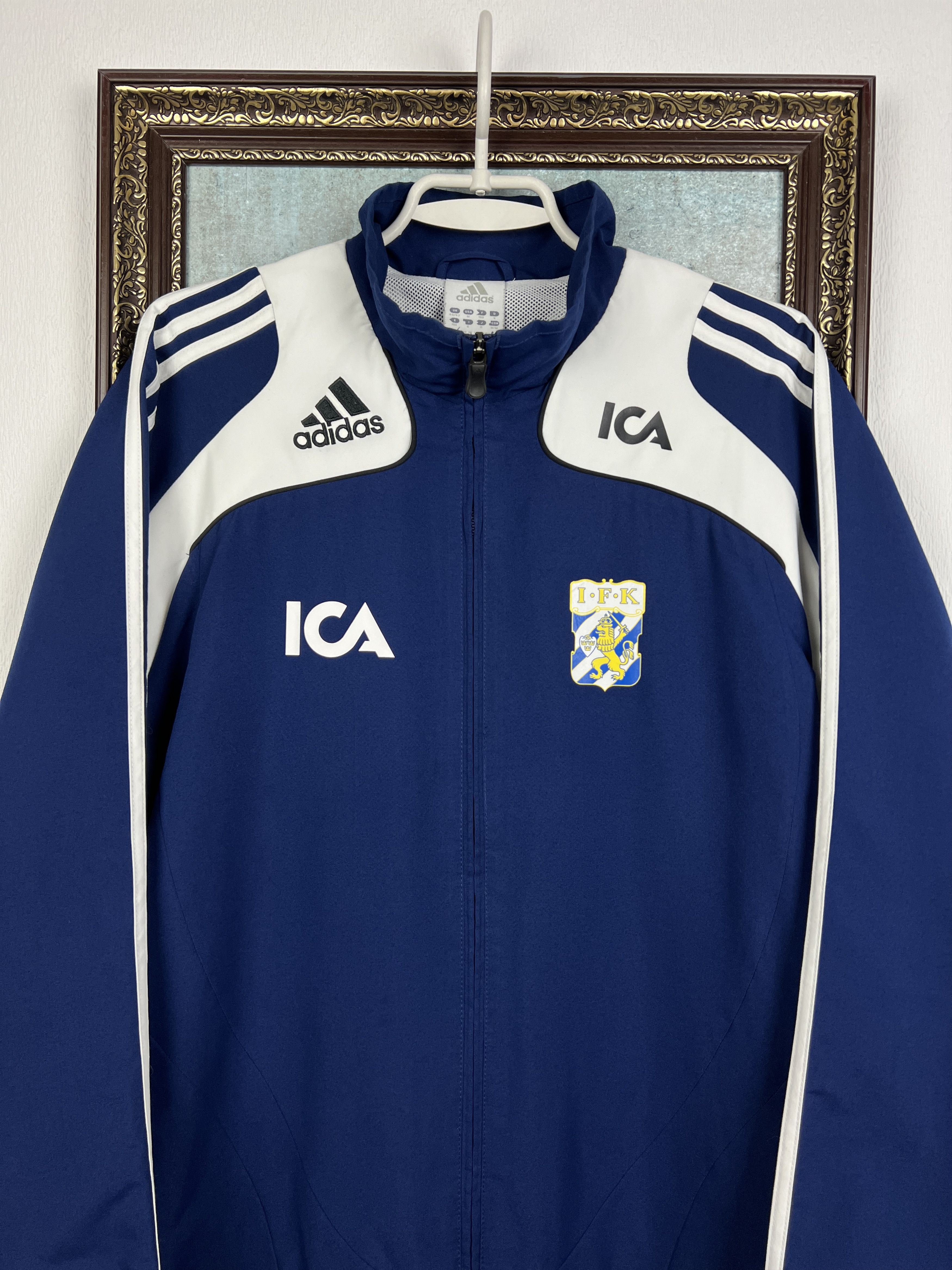 Adidas Vintage Adidas IFK Goteborg Football Jacket Soccer Track Top Size US M / EU 48-50 / 2 - 2 Thumbnail