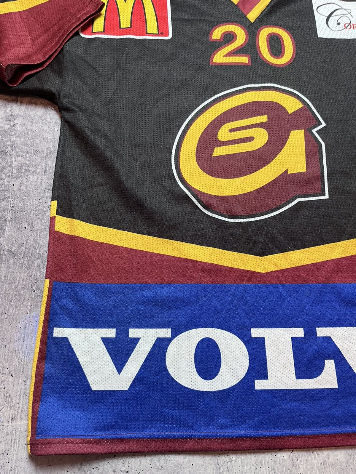 Vintage GENEVE SERVETTE SIGNED ICE HOCKEY JERSEY#20 PAVONI SIZE XS Size US XS / EU 42 / 0 - 5 Thumbnail