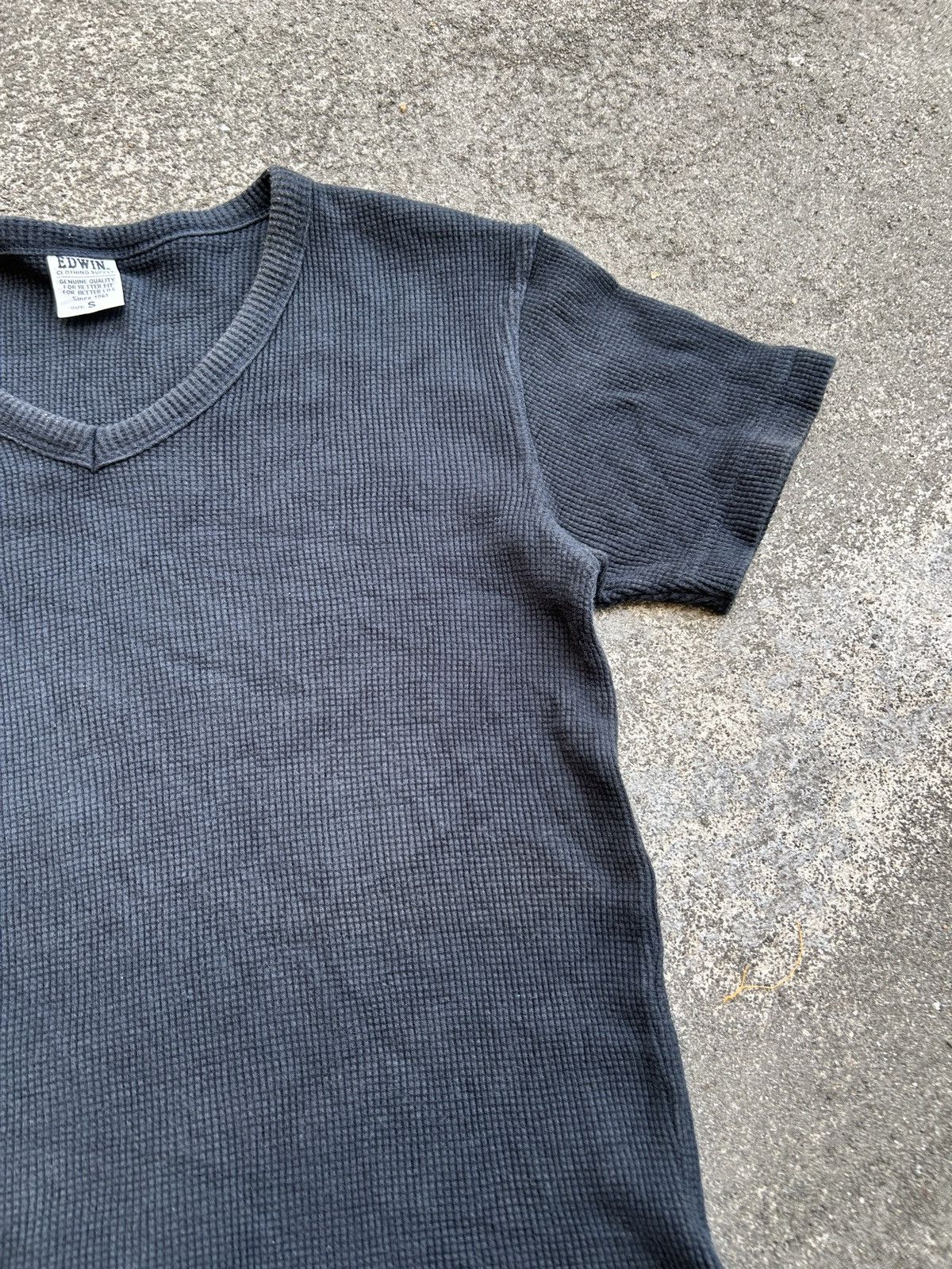 Vintage Thermal shirt Distressed Sun Faded Erd grunge ege Size US XXS / EU 40 - 5 Thumbnail