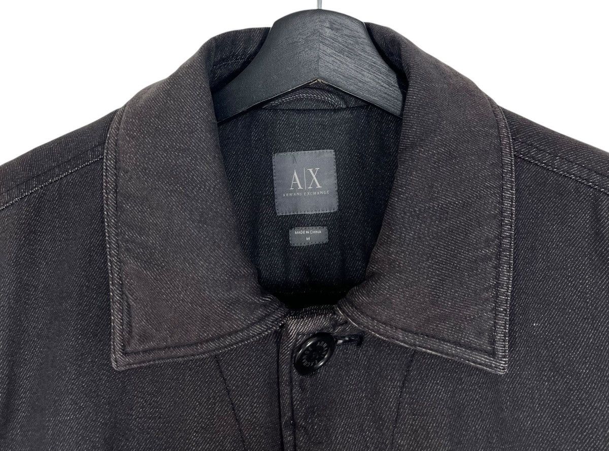 Armani Exchange Vintage Armani Exchange Sherpa Denim Jacket Size US M / EU 48-50 / 2 - 8 Thumbnail