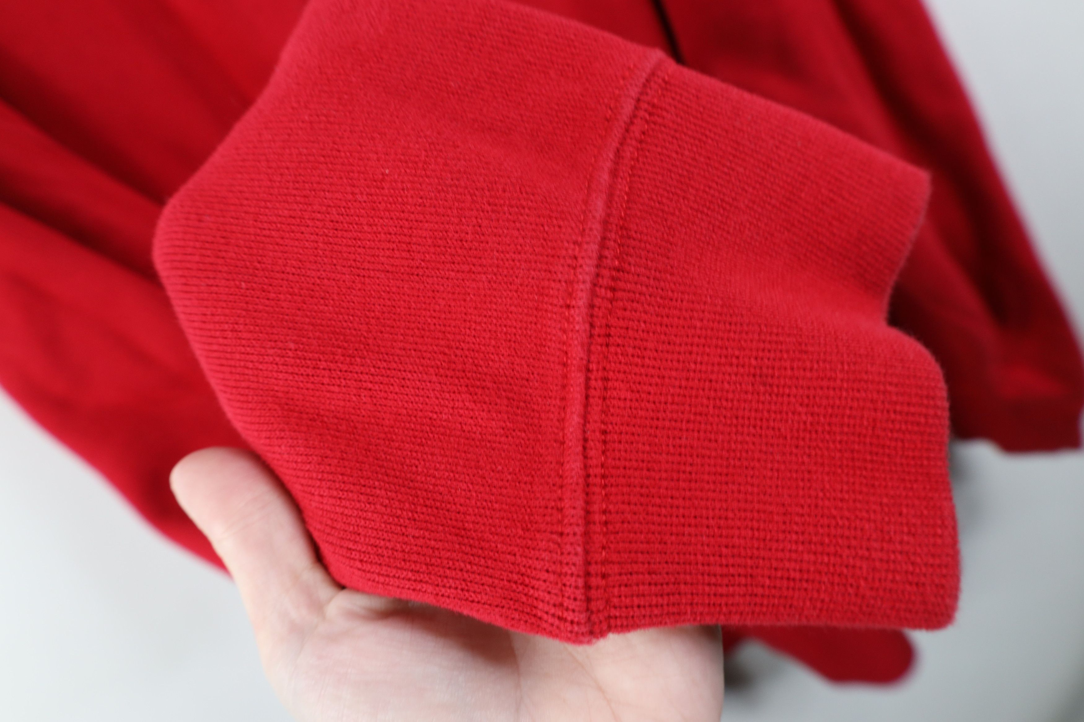Polo Ralph Lauren Vintage Y2K Ralph Lauren Ribbed Knit 1/4 Zip Sweater Red Size US XXL / EU 58 / 5 - 11 Thumbnail
