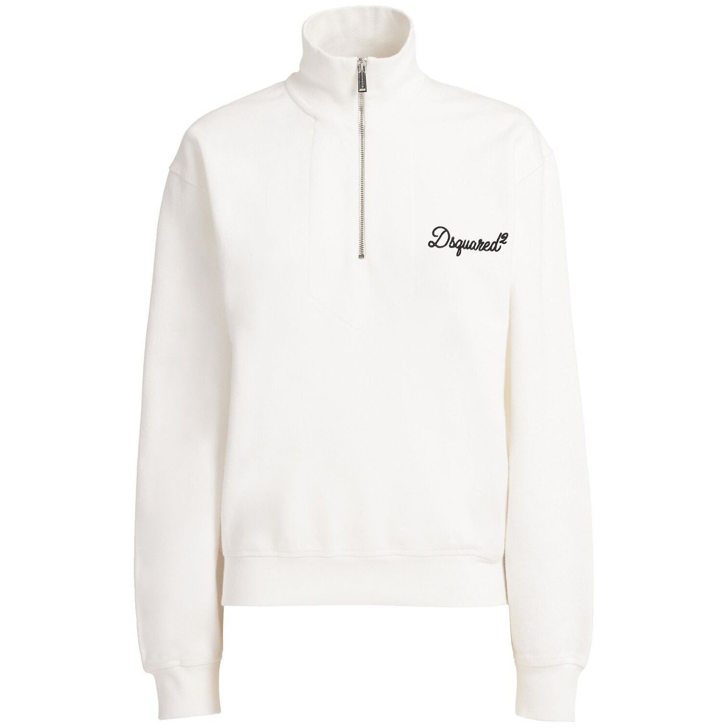 Dsquared2 DSQUARED2 Just Right White Sweatshirt New & Authentic (Women Size XS / US 0-2 / IT 36-38 - 1 Thumbnail
