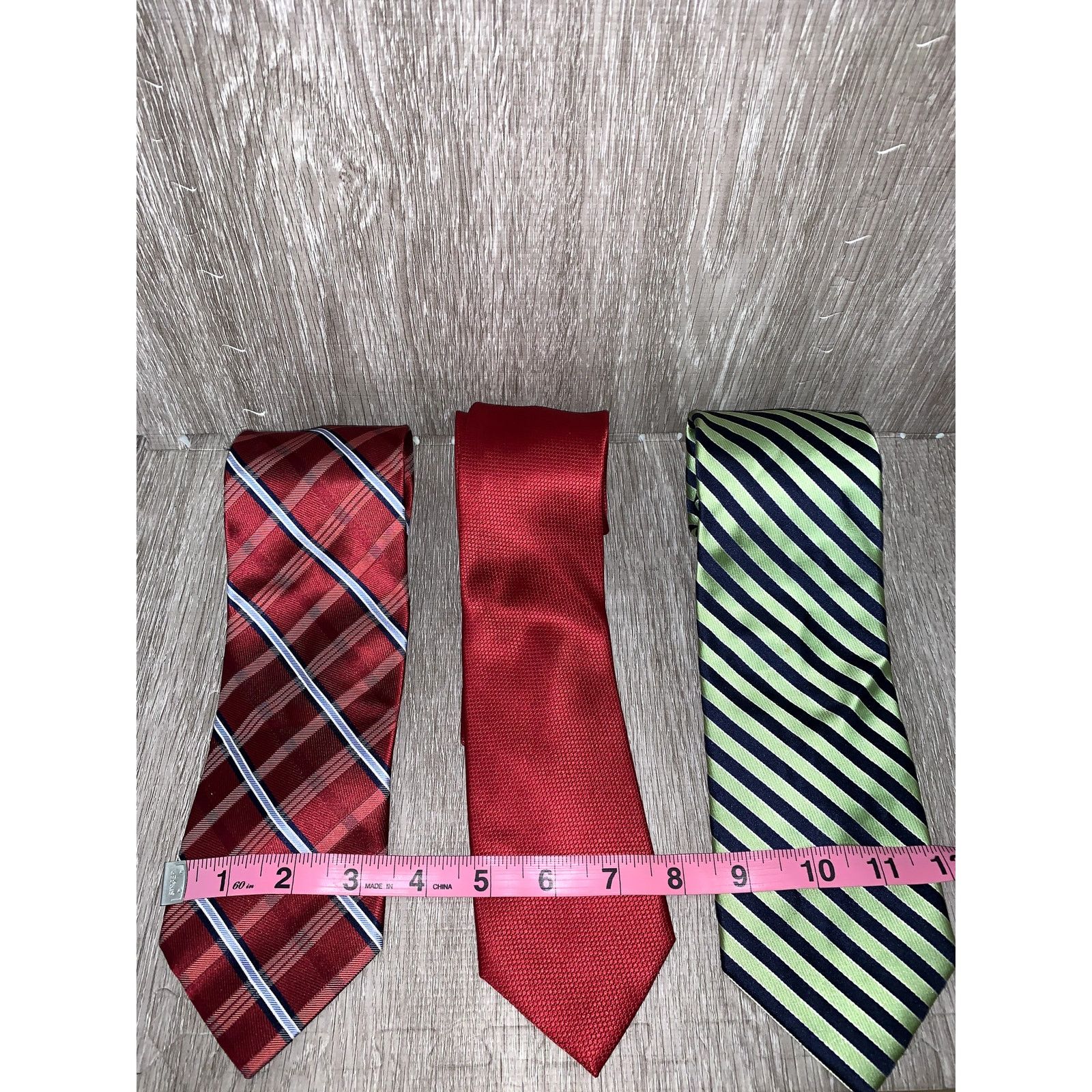 Nautica Nautica Men's Silk Ties Set of 3 Multicolor Striped Size ONE SIZE - 2 Thumbnail