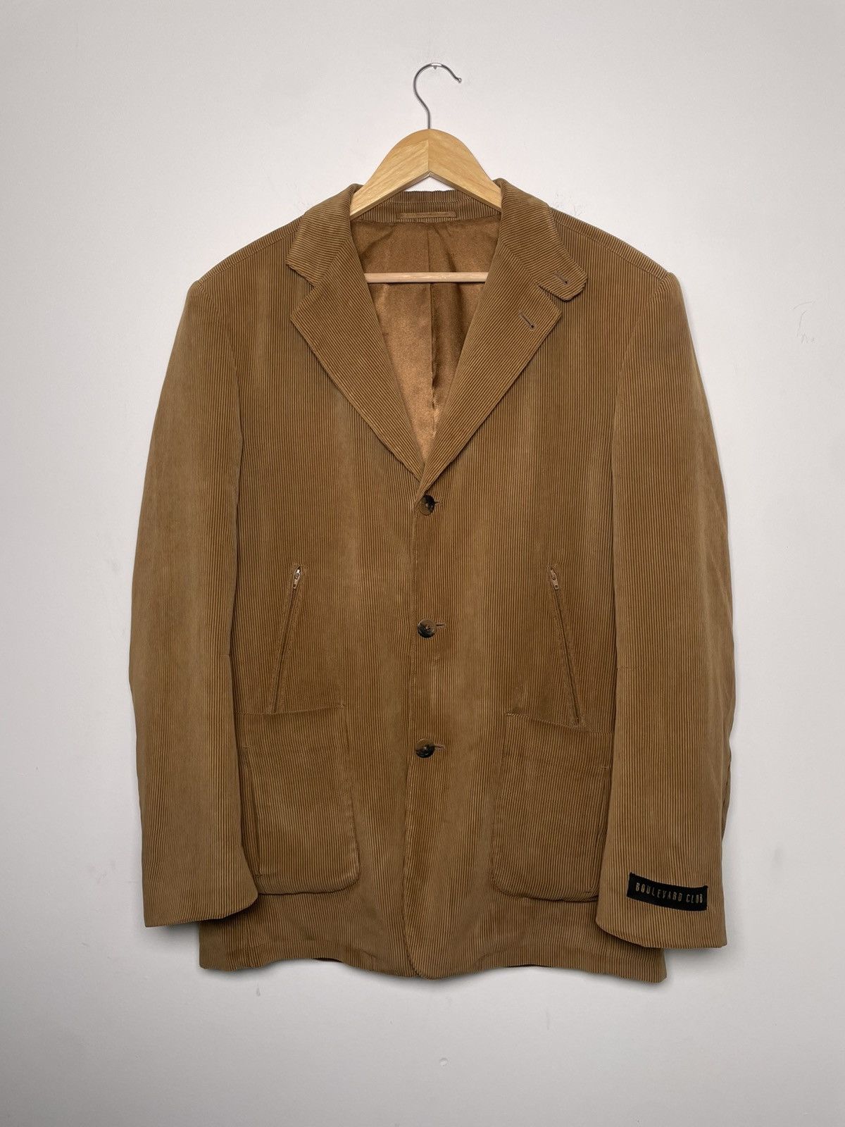 Other Boulevard Club Tan Corduroy Blazer (40R) Size 40R - 1 Thumbnail