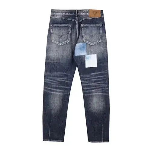 Other 2020S/S Simple Blue Japan Denim Patchwork Jeans Size US 32 / EU 48 - 3 Thumbnail