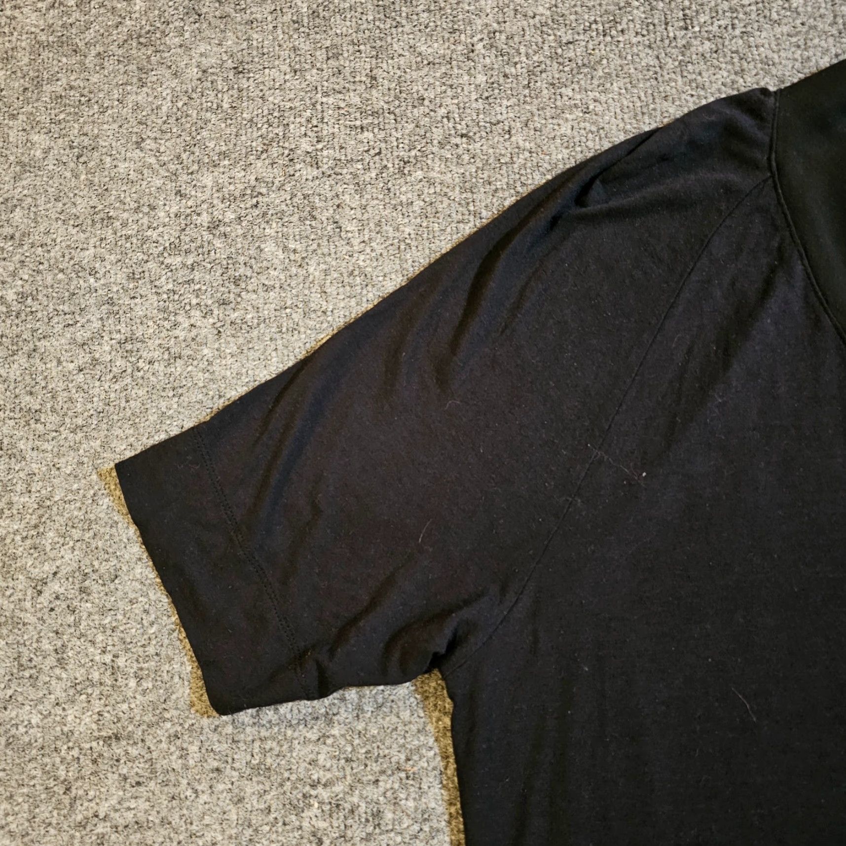 Talbots Talbots Top Shirt Womens XL Black Short Sleeve V Neck Tie Casual Career Blouse Mens? Size XL / US 12-14 / IT 48-50 - 4 Thumbnail