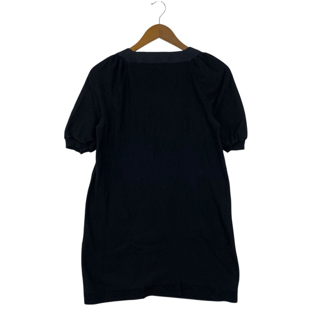 Sonia Rykiel SONIA RYKIEL French Brand Black Short Sleeve Dress Size S / US 4 / IT 40 - 4 Thumbnail