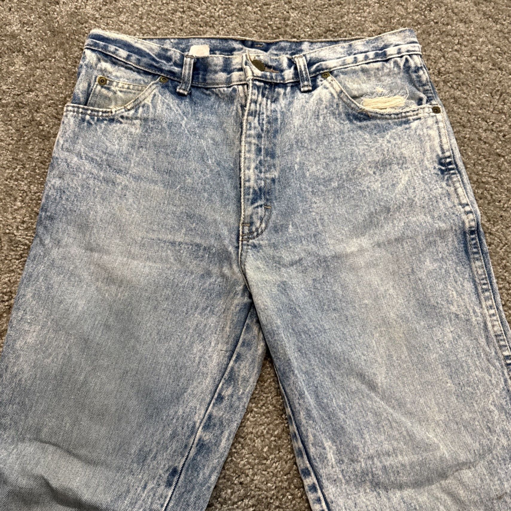 Calvin Klein VINTAGE Calvin Klein Jeans Blue Denim Straight Leg 80s Men 34x30 Inseam 30 New title: Size US 34 / EU 50 - 6 Thumbnail