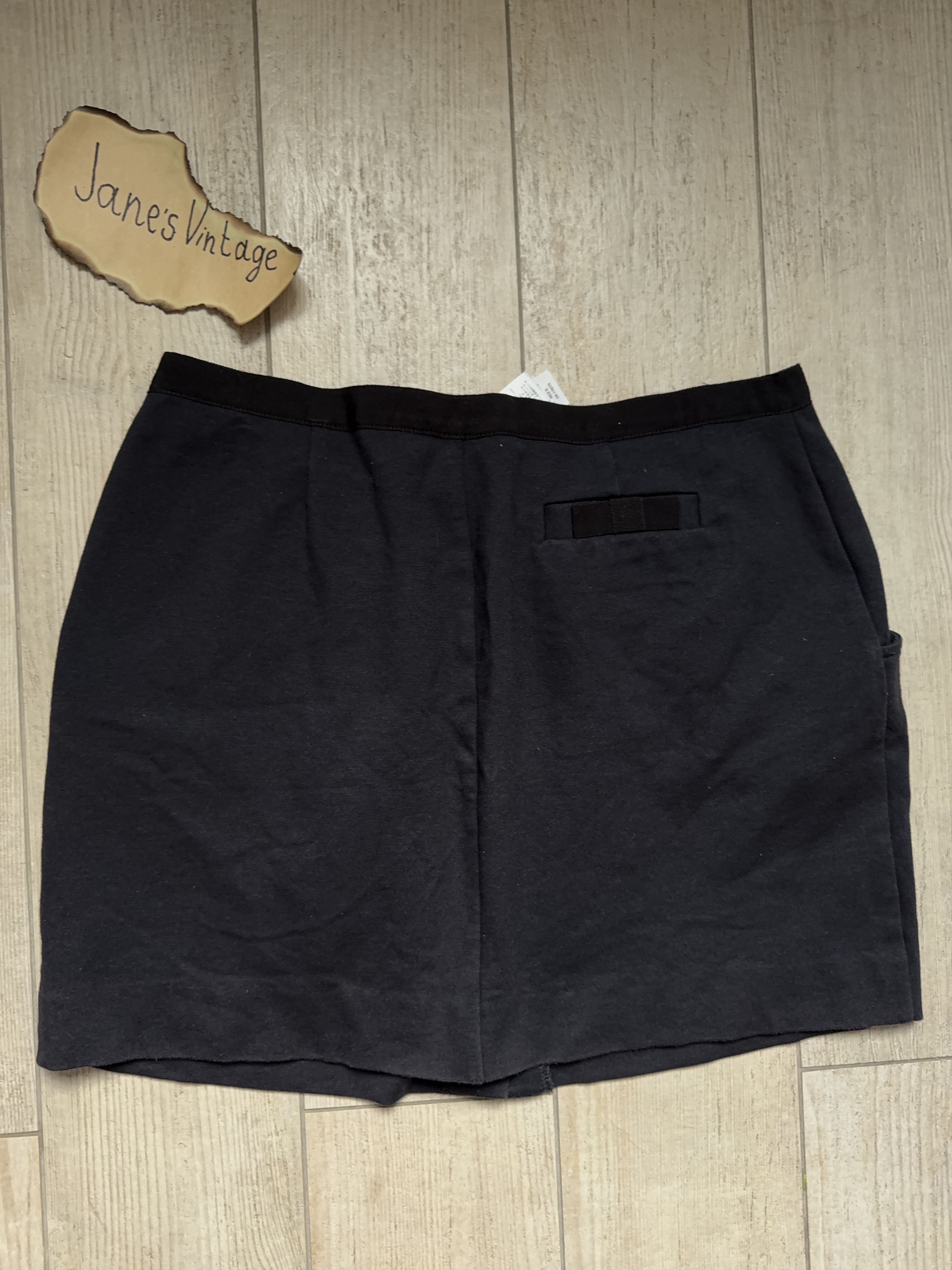 Juicy Couture Juicy Couture Dark Blue Skirt with Gold Buttons Size 34" / US 12 / IT 48 - 3 Thumbnail