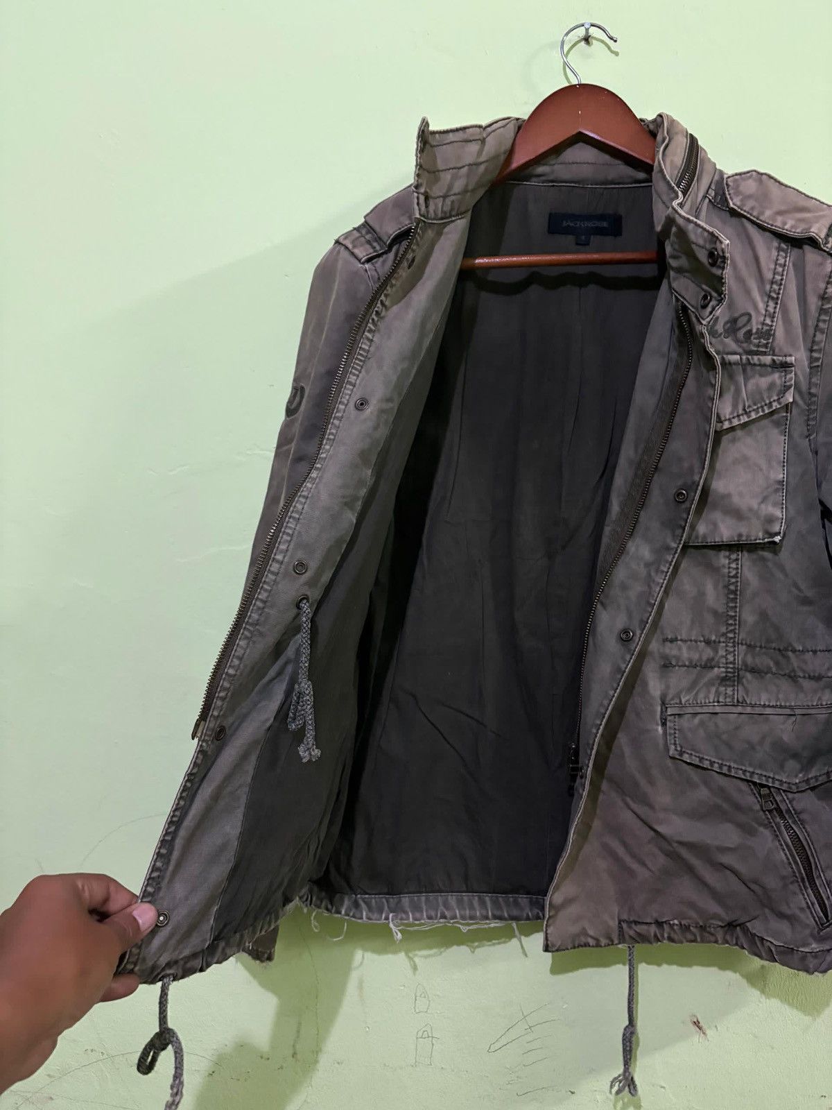 14th Addiction × JACKROSE Jack Rose M65 Field Jacket Distressed Military fashion Size US M / EU 48-50 / 2 - 5 Thumbnail