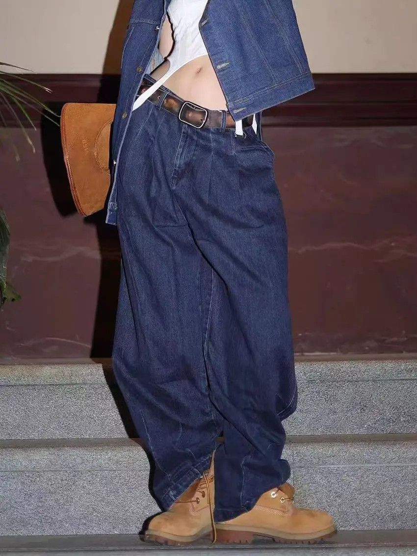 Designer × Japanese Brand Vintage Hip Hop Street Style Loose Casual Pants Size US 31 - 2 Thumbnail