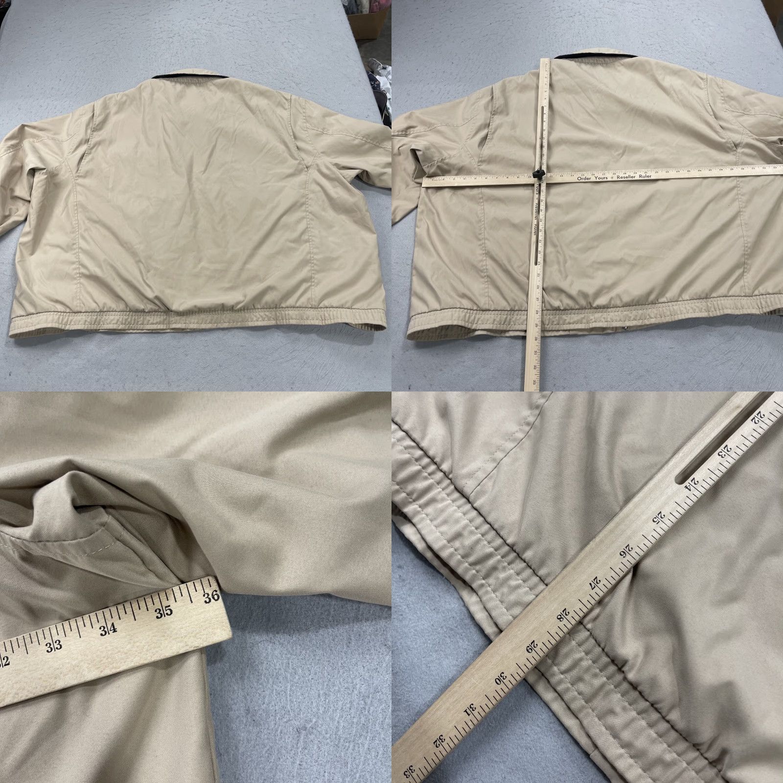 Polo Ralph Lauren VINTAGE Polo Ralph Lauren Jacket Mens 5XB Big Beige Lined Bomber Pony Full Zip Classic Size US XXL / EU 58 / 5 - 8 Thumbnail