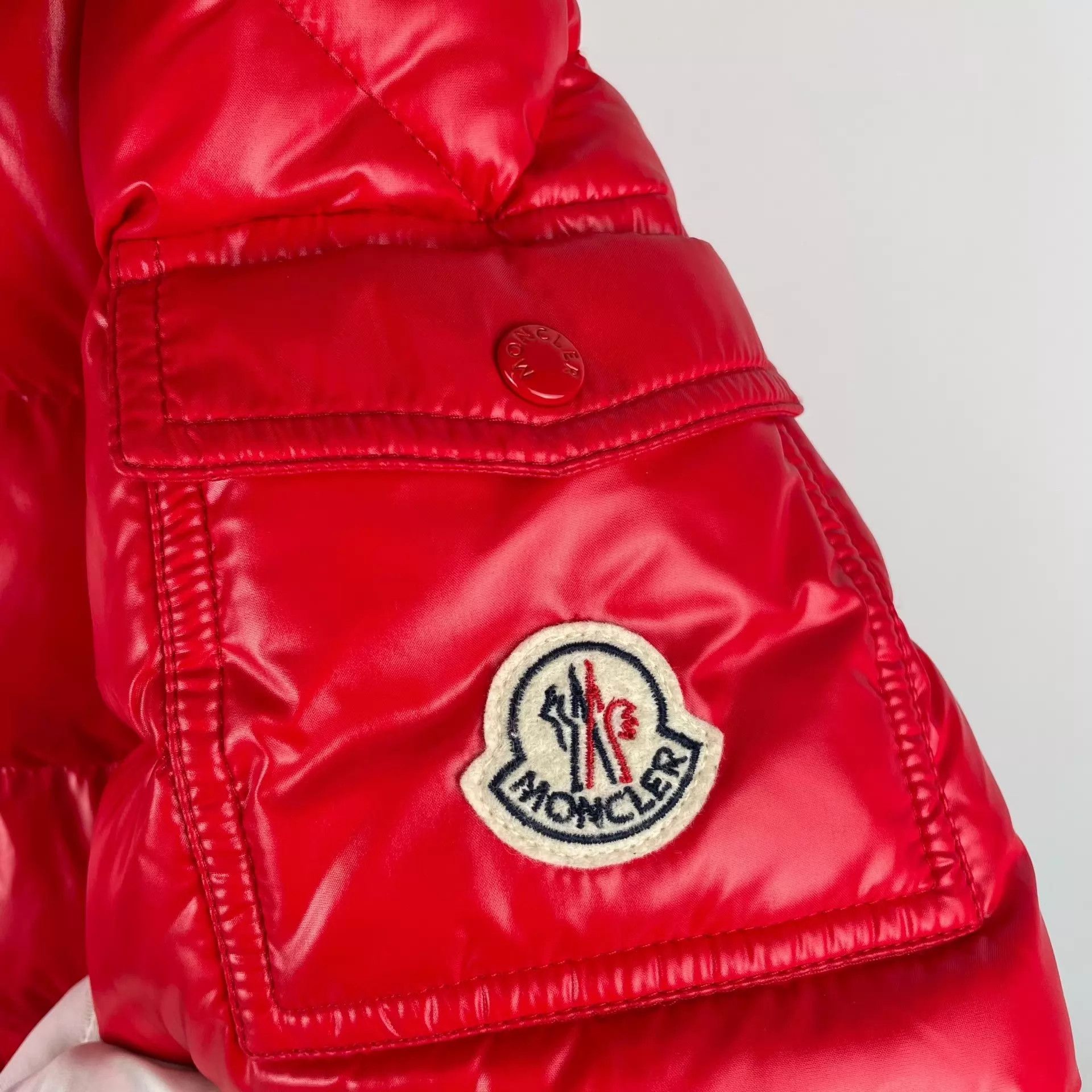 Moncler Moncler Maya Red Down Parka Detachable Hood 12Y Size XS / US 0-2 / IT 36-38 - 3 Thumbnail