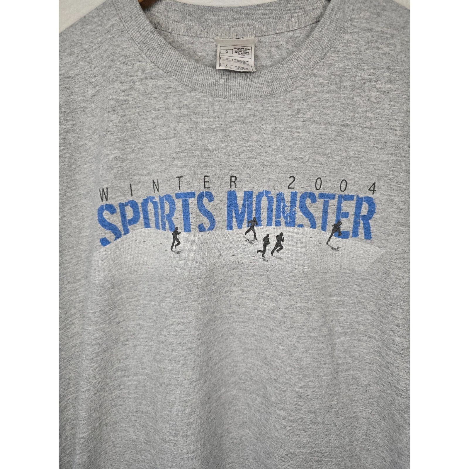 Fruit Of The Loom Vintage Sports Monster Shirt Gray Denver Sports Tee 2004 L Size US L / EU 52-54 / 3 - 2 Thumbnail