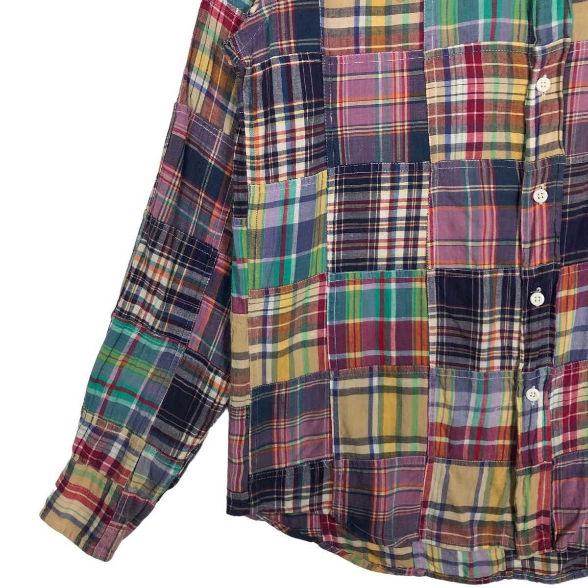 Japanese Brand 🔥Patch Work Tartan Design LRB Japan Issey Miyake Size US L / EU 52-54 / 3 - 3 Thumbnail