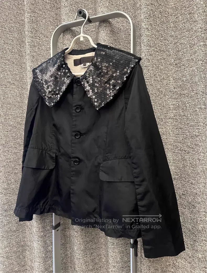 Comme des Garcons Comme Des Garcons Sequined large lapel jacket, sailor coll Size S / US 4 / IT 40 - 1 Thumbnail