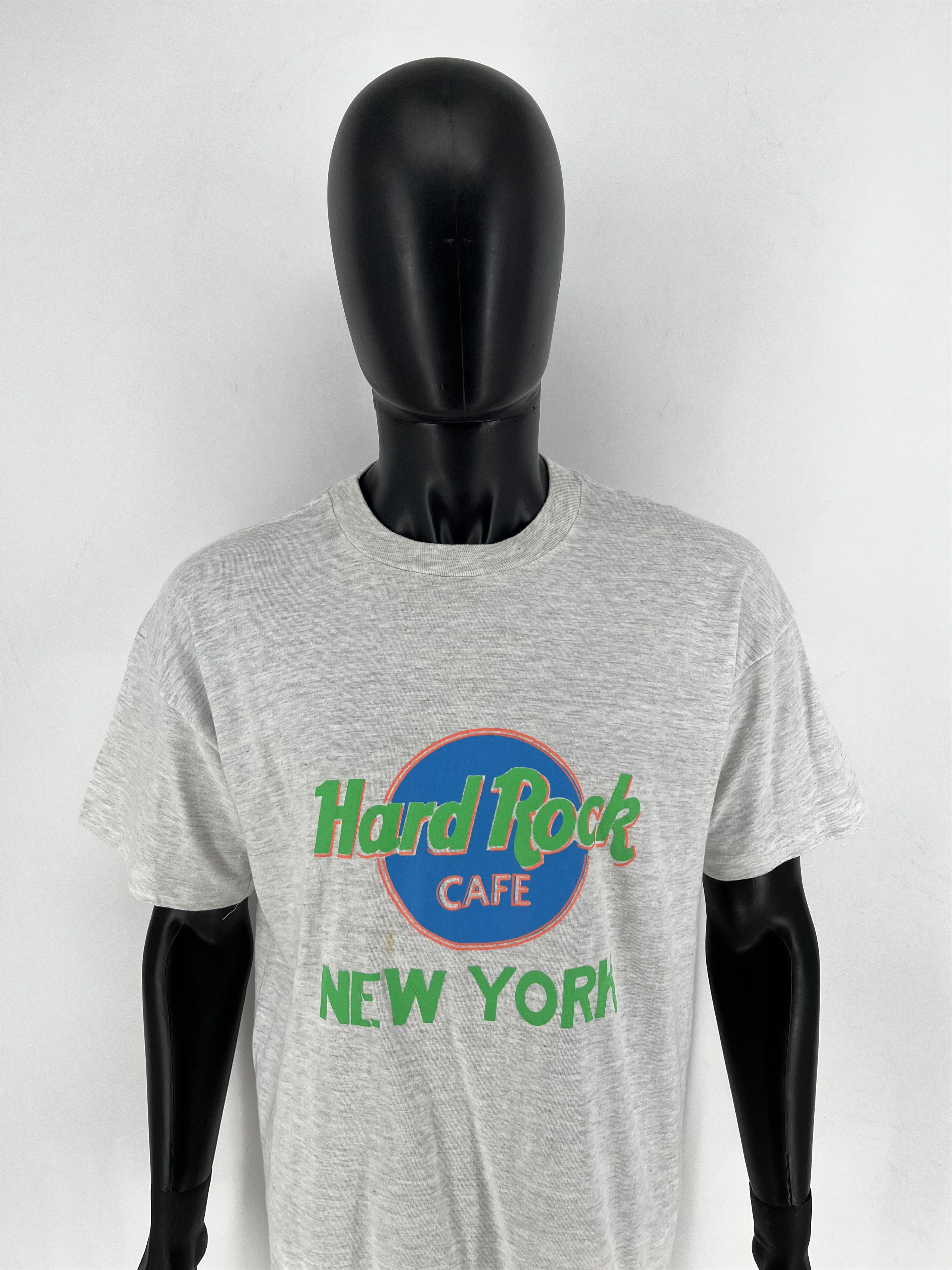 Band Tees Hard Rock Cafe New York Worn SINGLE STITCH Neon Colorway Size US M / EU 48-50 / 2 - 6 Thumbnail