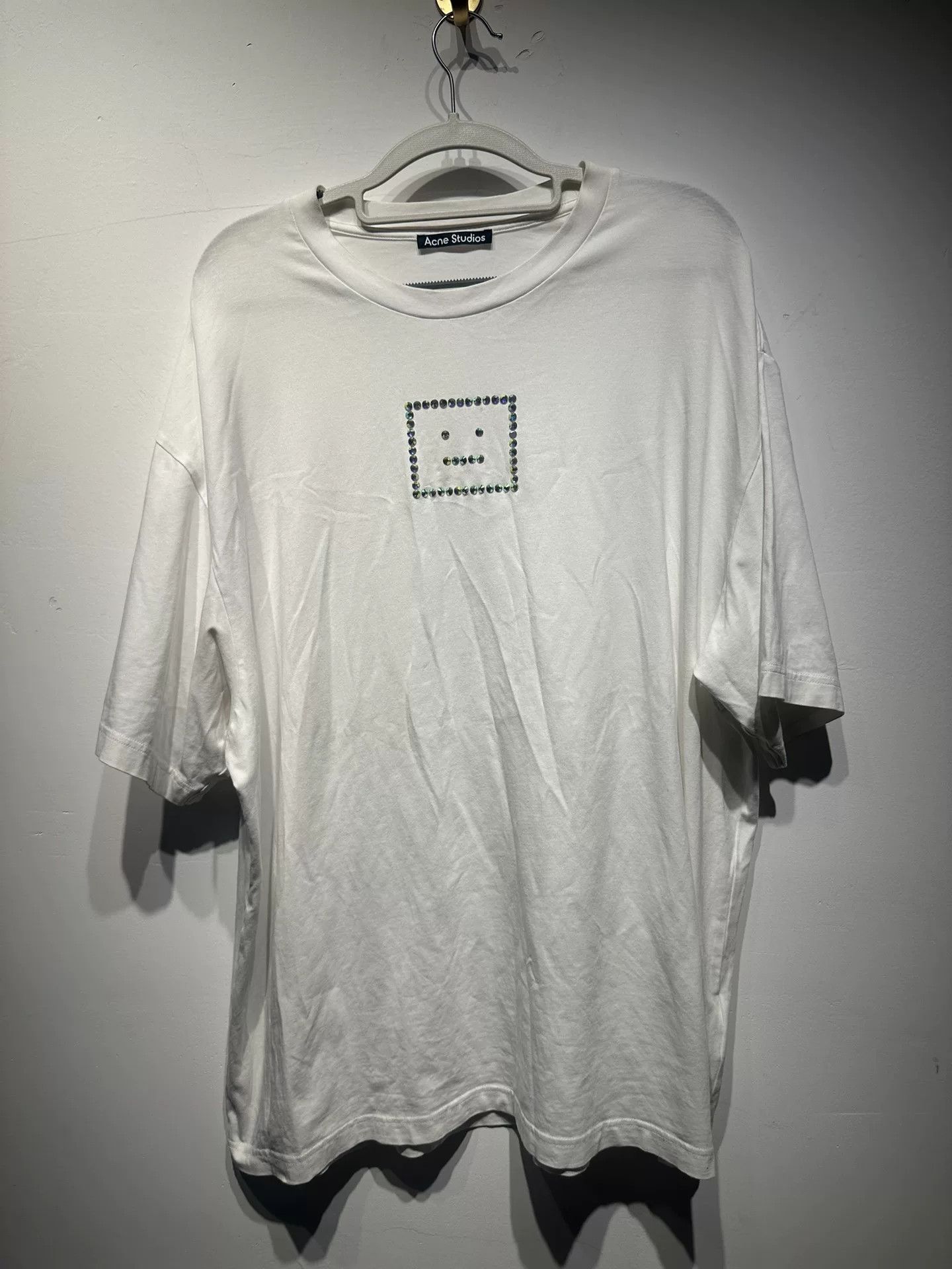 Acne Studios Acne Studios Printed White T-Shirt XL Men Size US XL / EU 56 / 4 - 1 Thumbnail